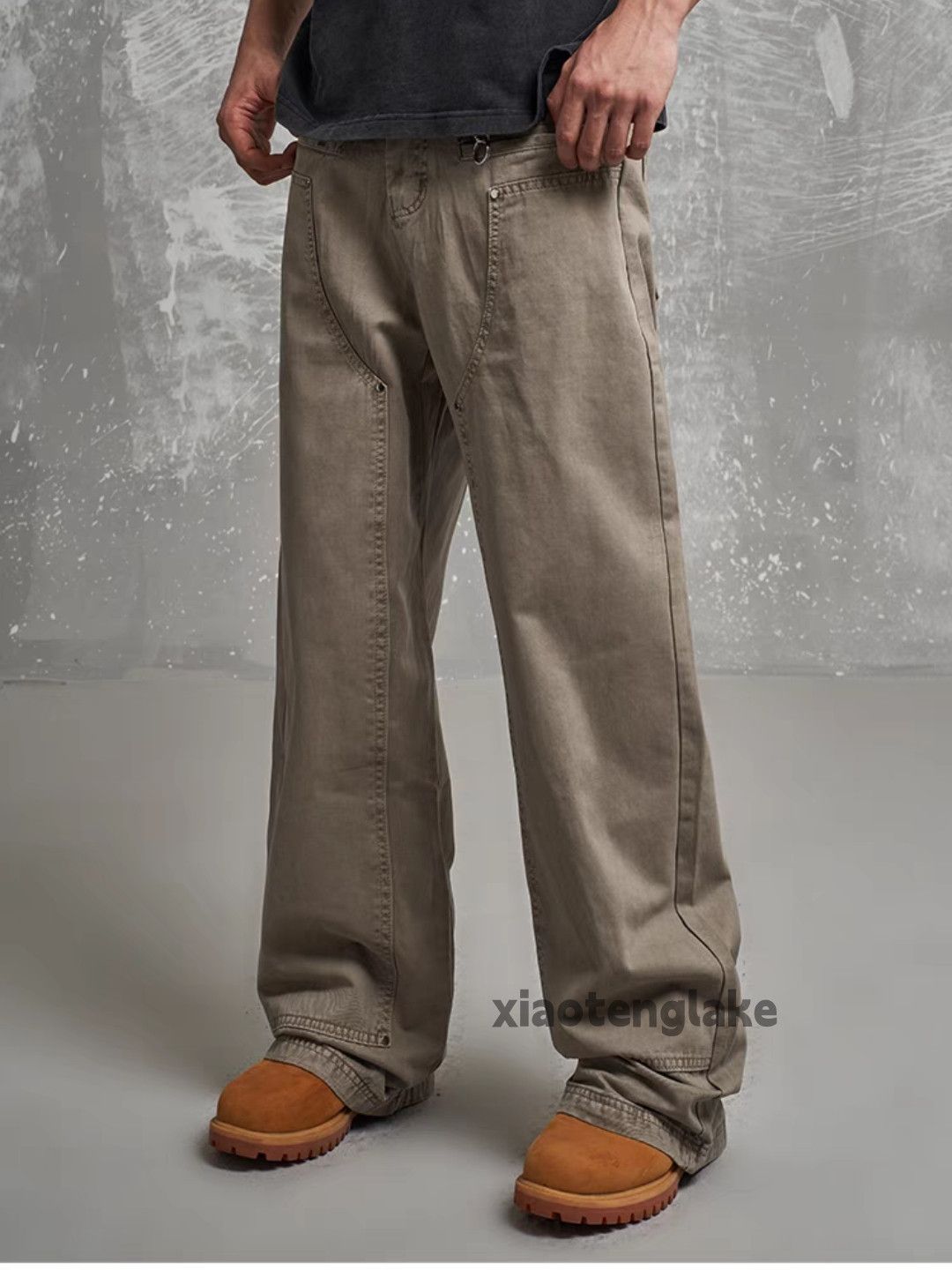 Designer × Japanese Brand × Vintage utility carpenter loose baggy cargo workwear pants Size US 32 / EU 48 - 5 Thumbnail