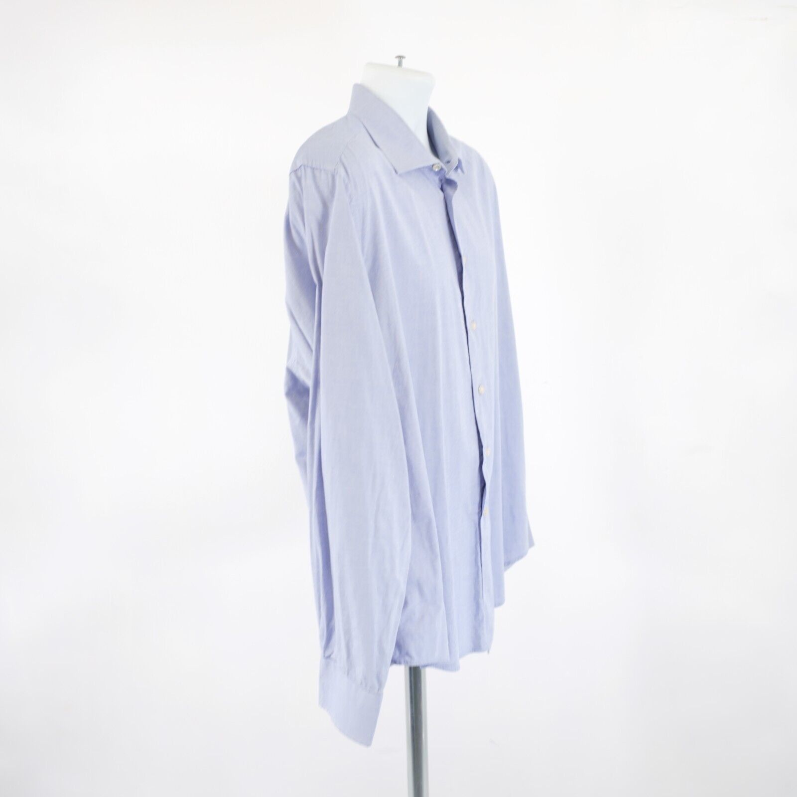 Designer DAMAGED Camicissima Slim Blue 45-18 Collared Dress Shirt Size US XXL / EU 58 / 5 - 7 Thumbnail