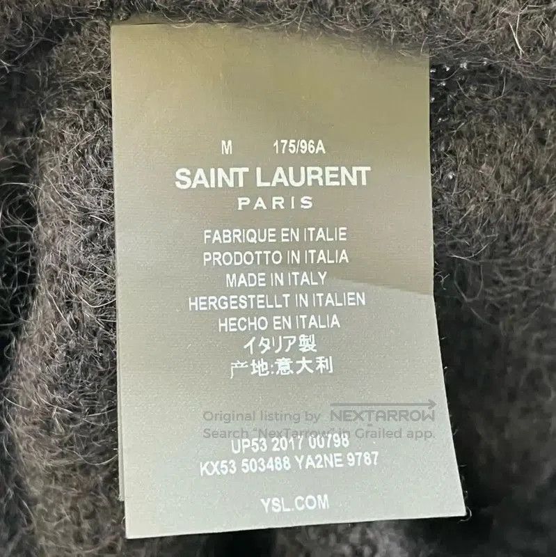 Other YSL Colorblock Mohair Long Sleeve Cardigan . Size M / US 6-8 / IT 42-44 - 3 Thumbnail