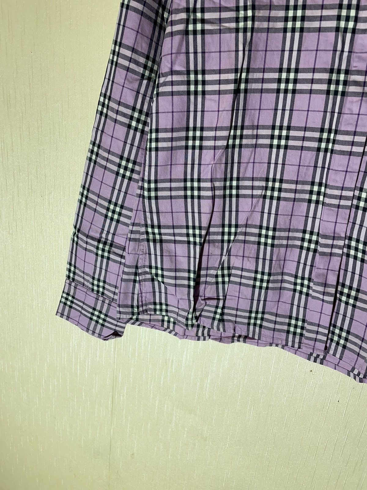 Burberry × Vintage Burberry London Nova check vintage streetwear shirt Size L / US 10 / IT 46 - 5 Thumbnail