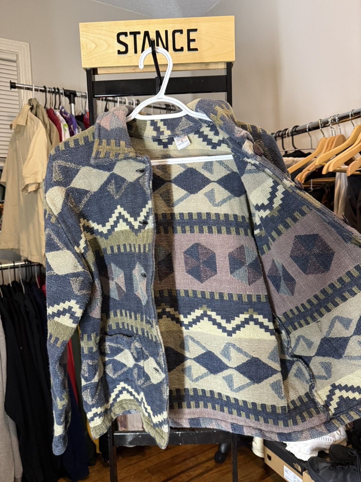 Vintage 70’s Button-Up Knit Sweater Size US S / EU 44-46 / 1 - 4 Thumbnail