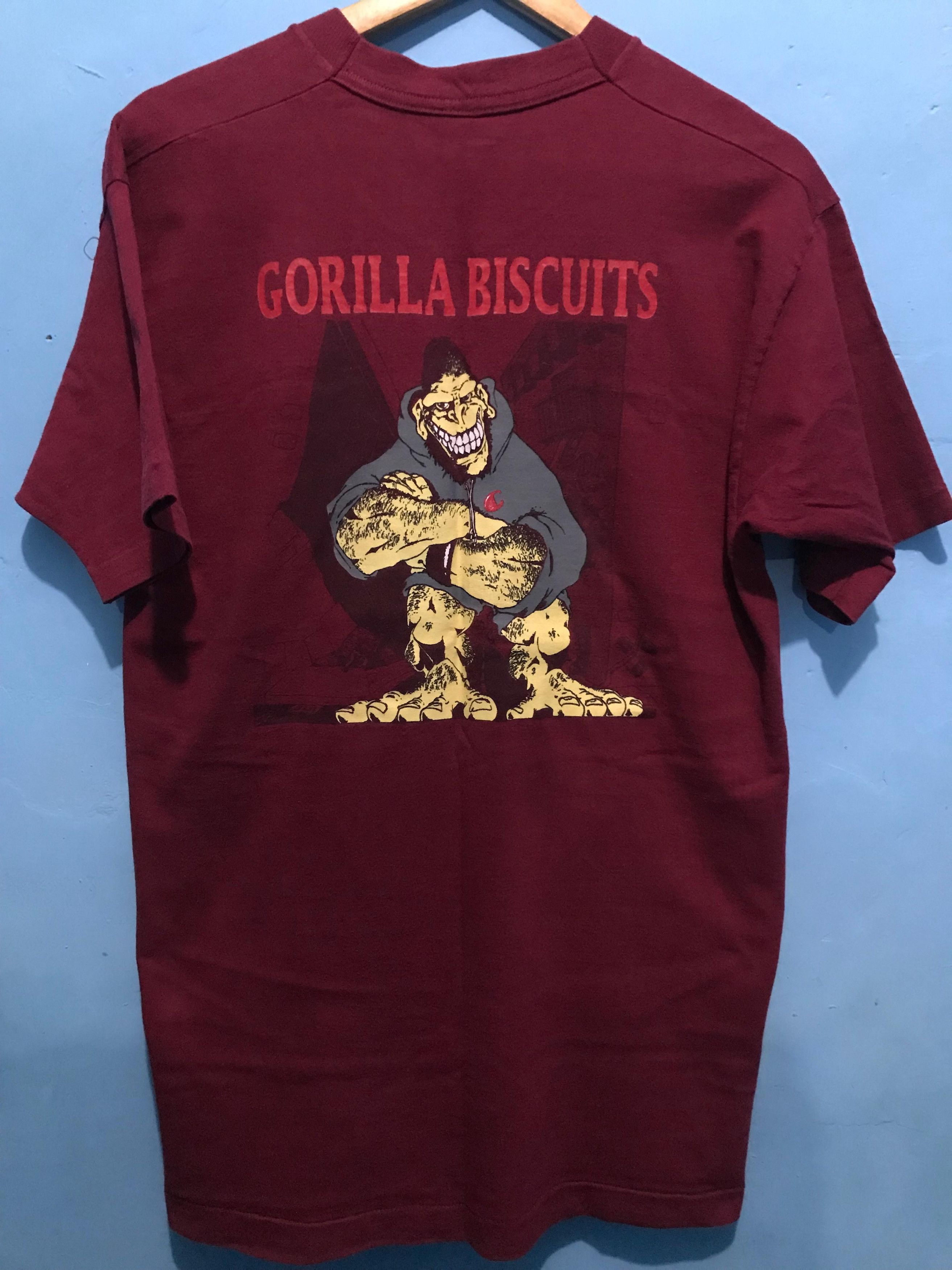 Band Tees Gorilla Biscuits Youth Of Today Judge Earth Crisis Cromags Size US L / EU 52-54 / 3 - 9 Thumbnail