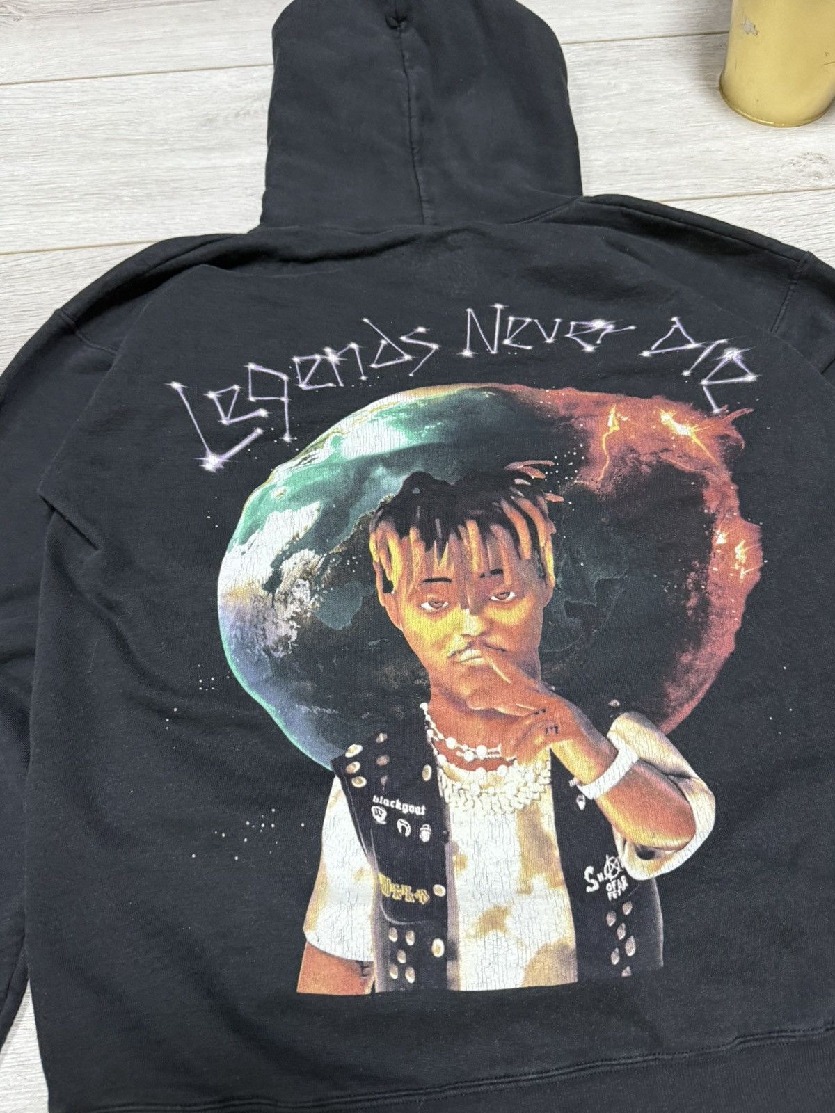 999 Club Juice WRLD - Legends Never Die Hanes Hoodie 999 Club Size S Size US M / EU 48-50 / 2 - 5 Thumbnail
