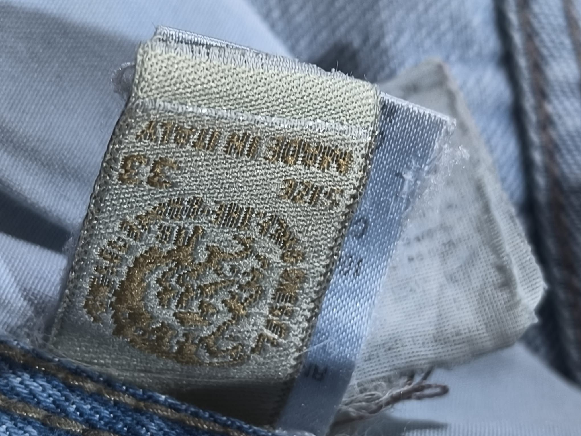 Diesel vtg diesel Italy 90s loose straight light blue faded jeans Size US 33 - 7 Thumbnail