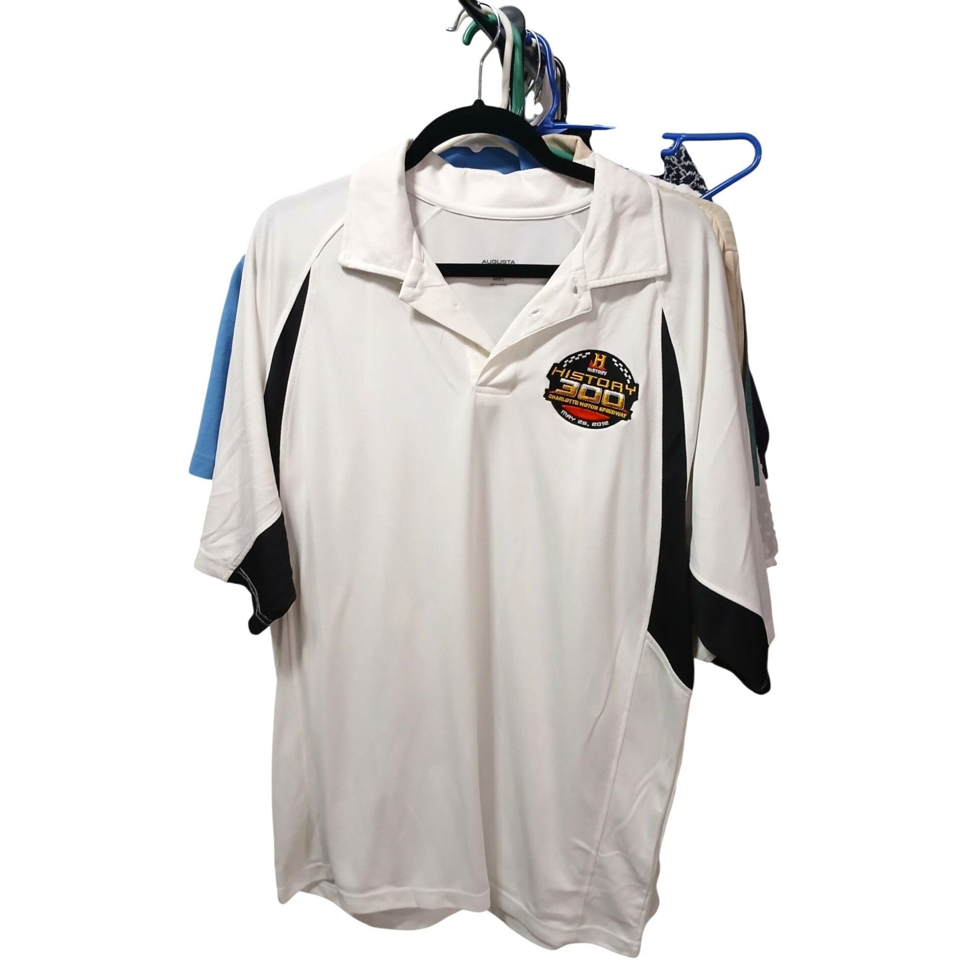 Augusta Sportswear History 300 Charlotte Motor Speedway Polo Shirt Adult Large Size US L / EU 52-54 / 3 - 1 Thumbnail