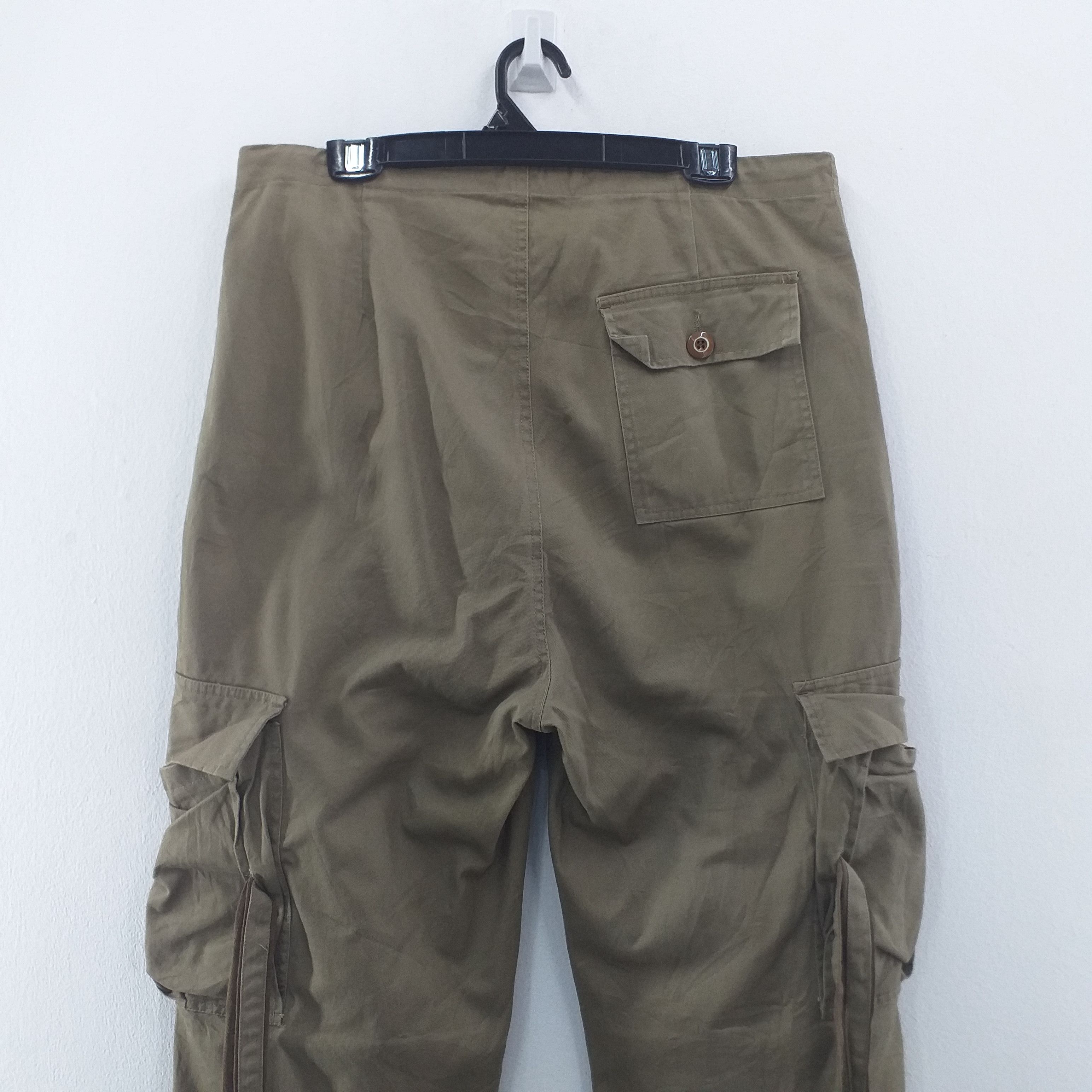 Japanese Brand Vintage Roughness Troop Japanese Cargo Pockets Pants -CP031 Size US 35 - 4 Thumbnail