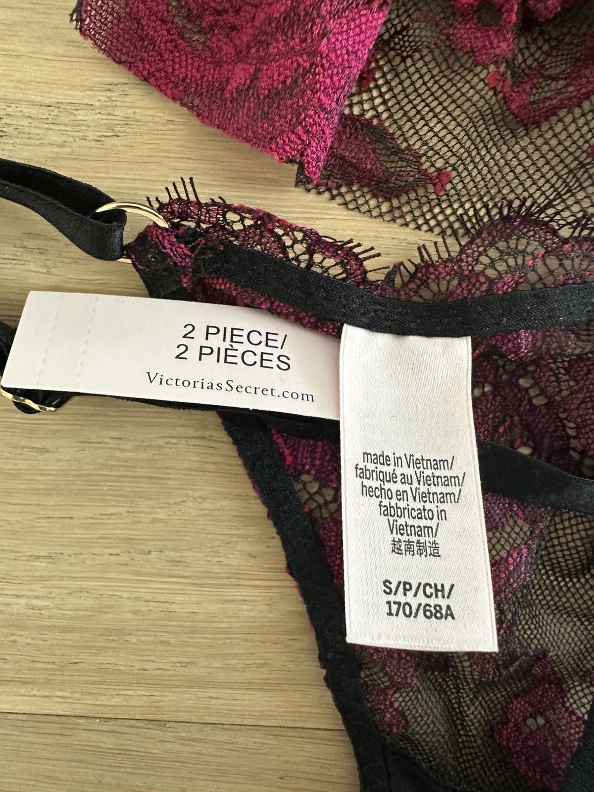 Victoria's Secret Victoria Secret Wicked Unlined Rose Lace Apron Set Size S / US 4 / IT 40 - 8 Thumbnail