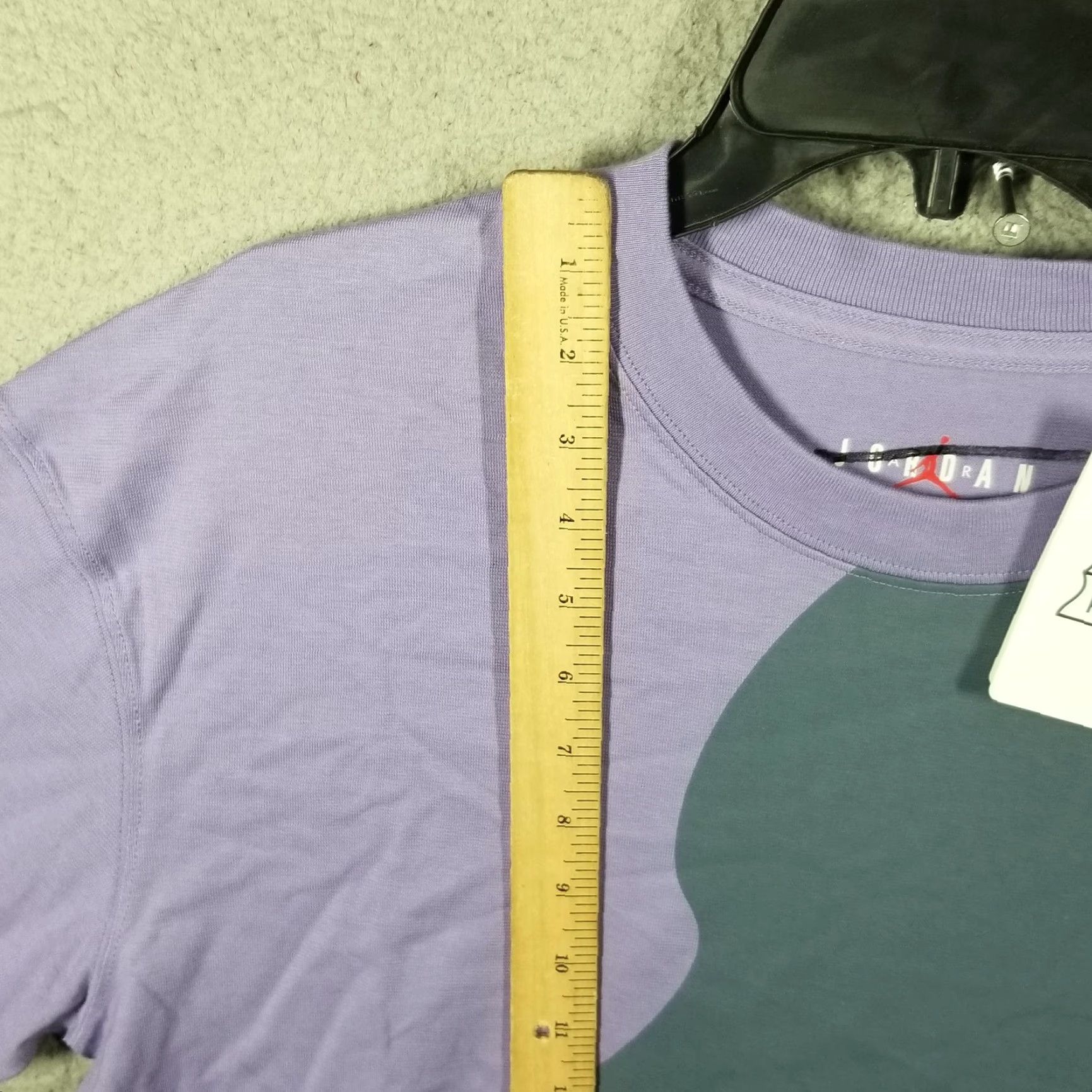 Jordan Brand Jordan T-Shirt Womens XS Purple Graphic Face Oversized Crew Neck FA23 Size XS / US 0-2 / IT 36-38 - 5 Thumbnail