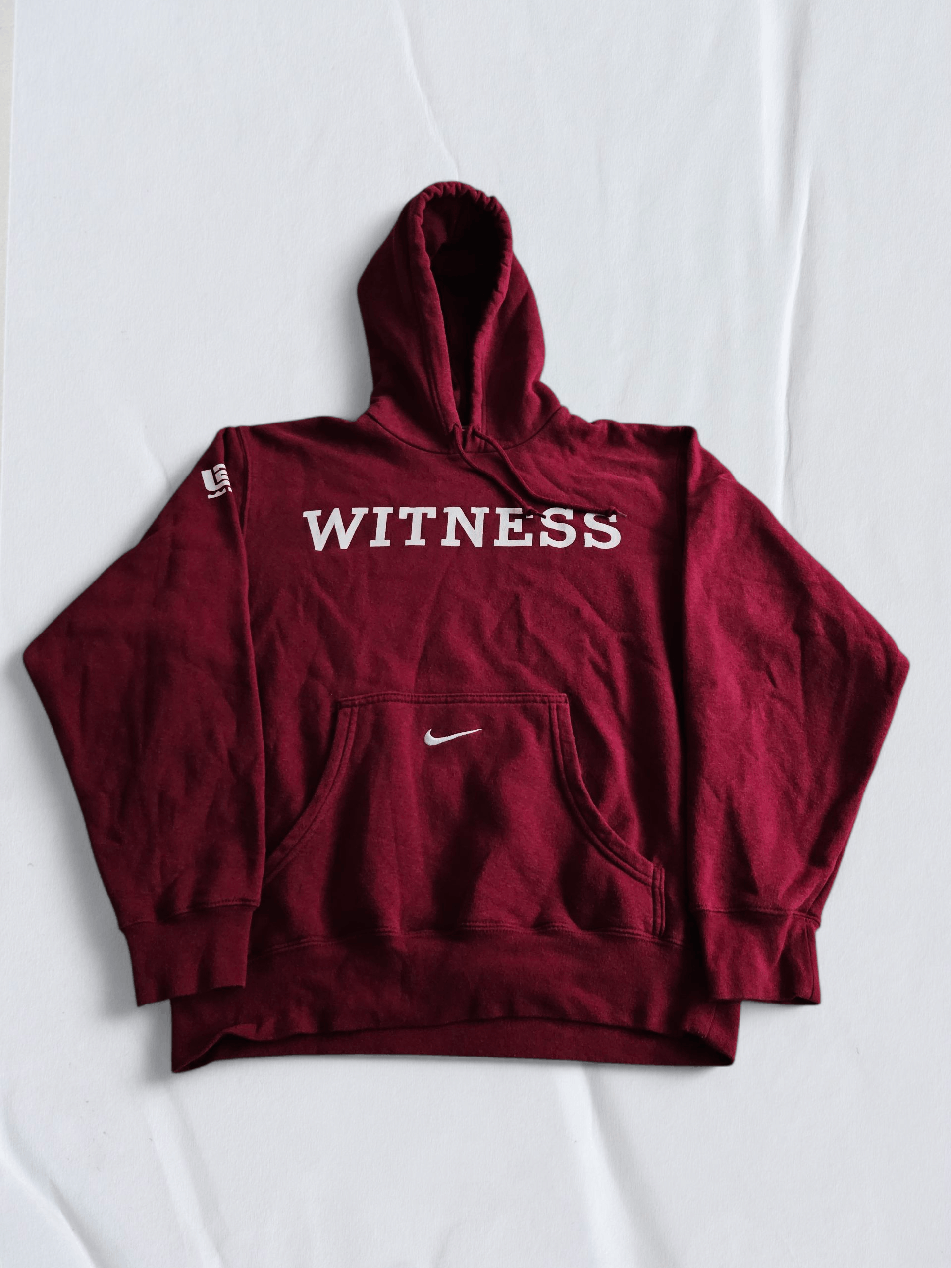 Nike Nike vintage Witness hoodie central swoosh team tag Size US S / EU 44-46 / 1 - 8 Thumbnail