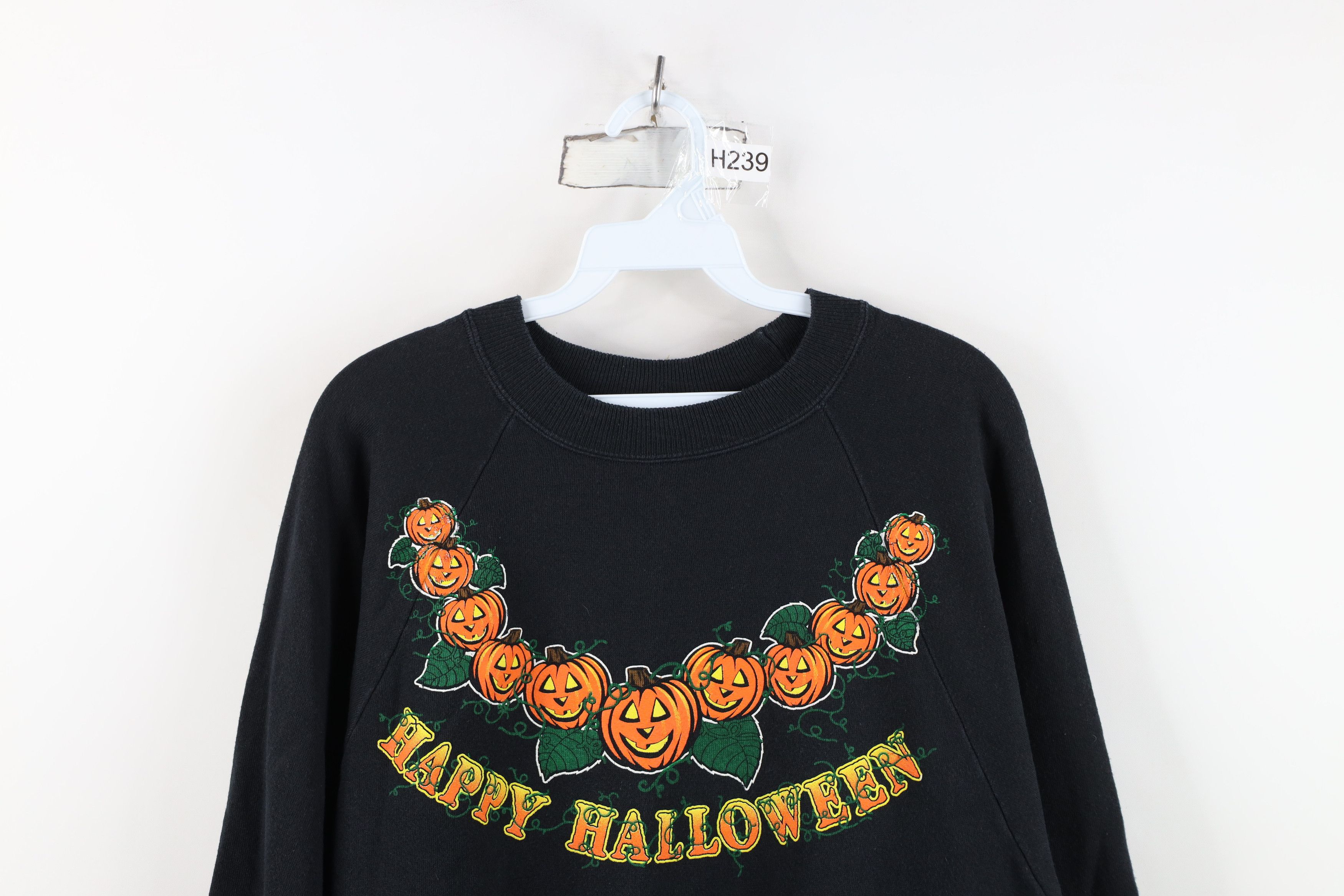 Vintage Vintage 80s 90s Streetwear Halloween Crewneck Sweatshirt Size XL / US 12-14 / IT 48-50 - 2 Thumbnail