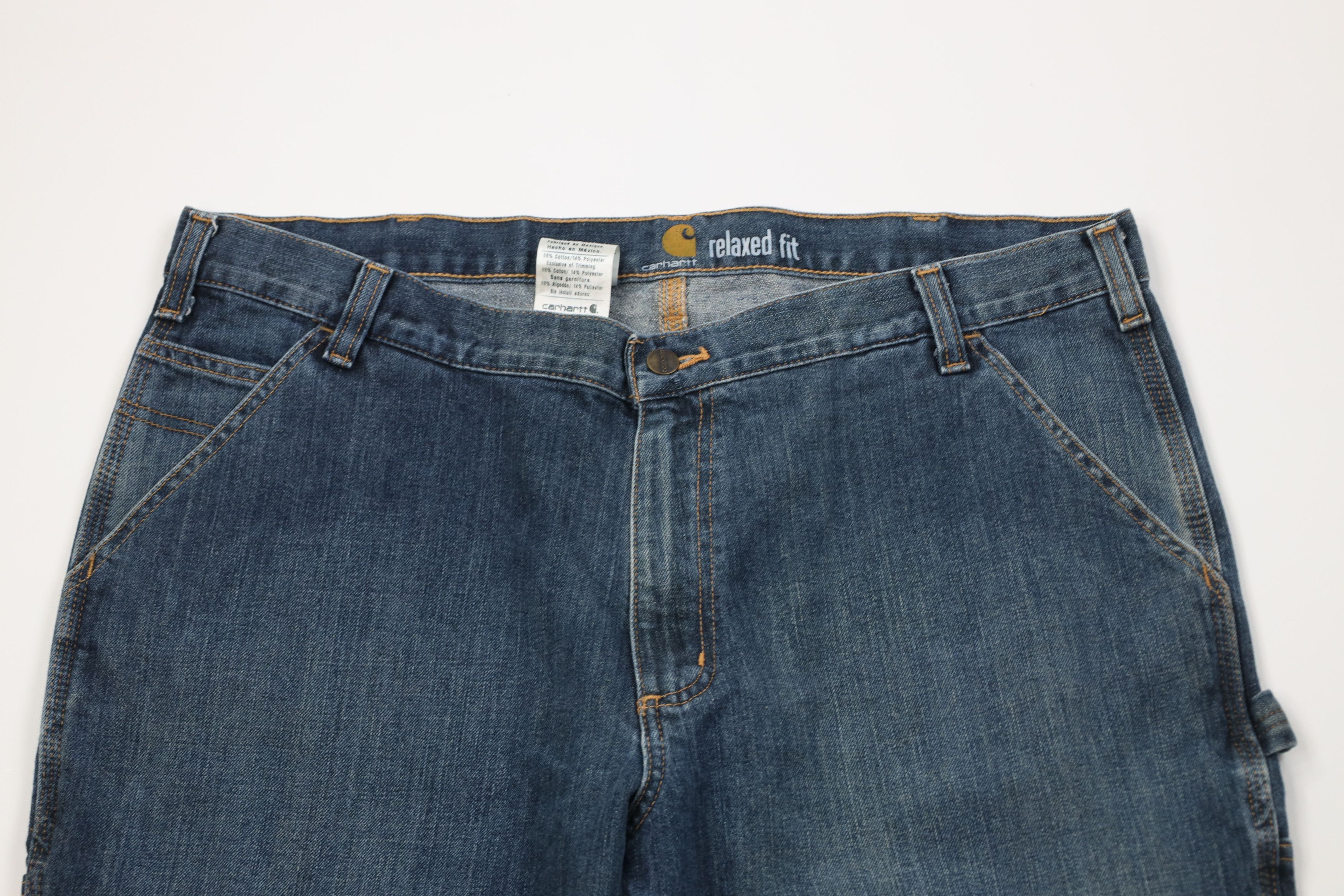 Carhartt Vintage Y2K Carhartt Relaxed Fit Wide Leg Denim Jeans Blue Size US 40 / EU 56 - 2 Thumbnail