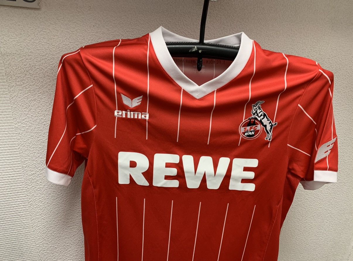 Fc Koln Erima red soccer jersey S REWE