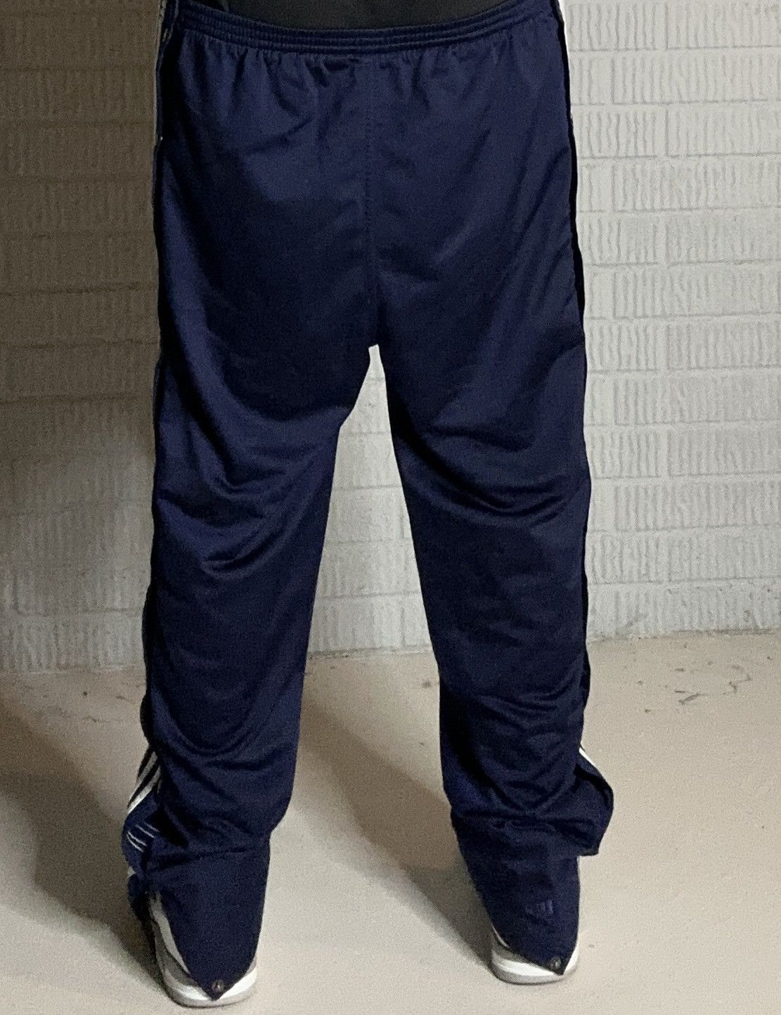 Adidas Vintage 90s Adidas Tear-Away Track Pants Size US 36 / EU 52 - 2 Thumbnail