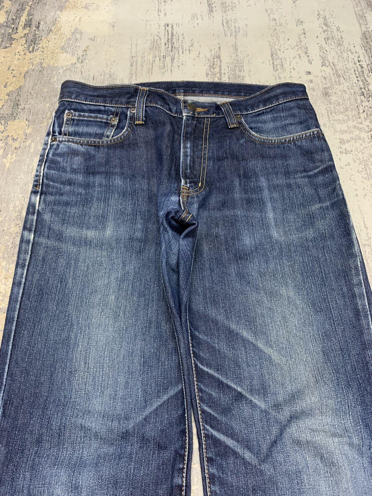 Japanese Brand Vintage EDWIN International Basic Distressed Denim Jean Size US 33 - 5 Thumbnail