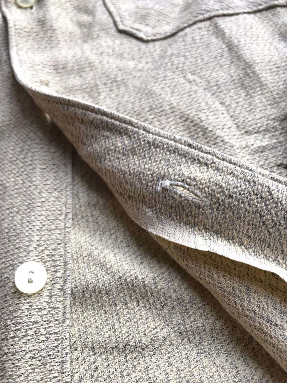 Handmade HANDMADE SELVEDGE CROPPED VINTAGE ONE PIECE CAMP COLLAR Size US S / EU 44-46 / 1 - 1 Thumbnail