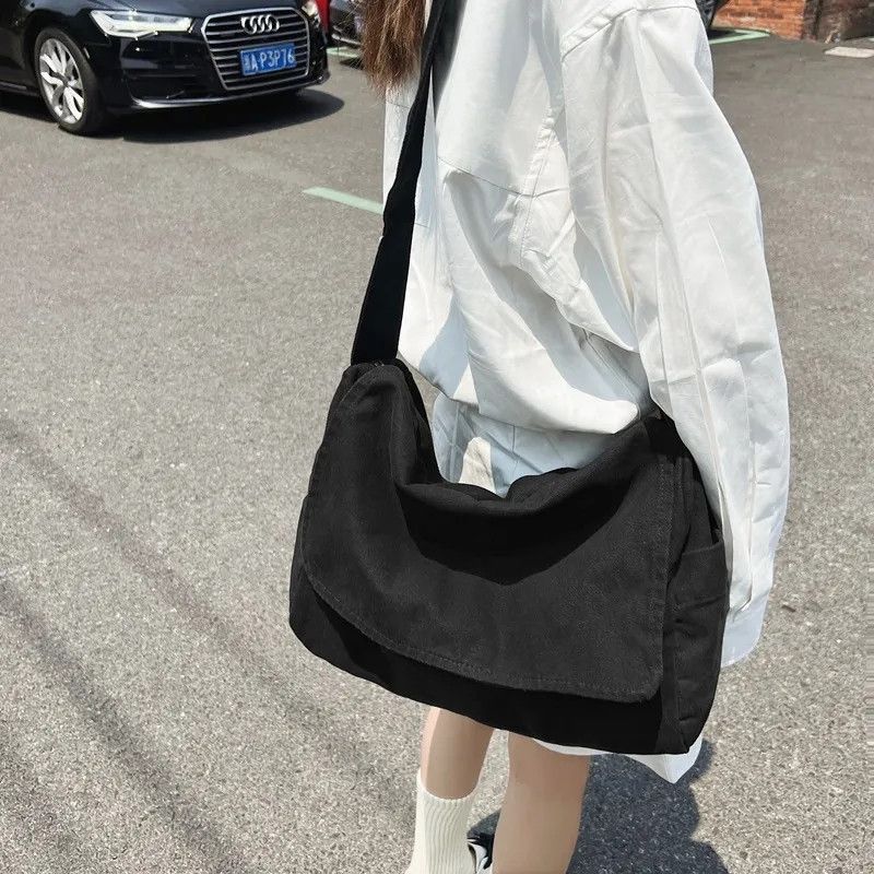 Japanese Brand × Vintage Canvas Vintage style Flap Messenger Bag Size ONE SIZE - 1 Thumbnail