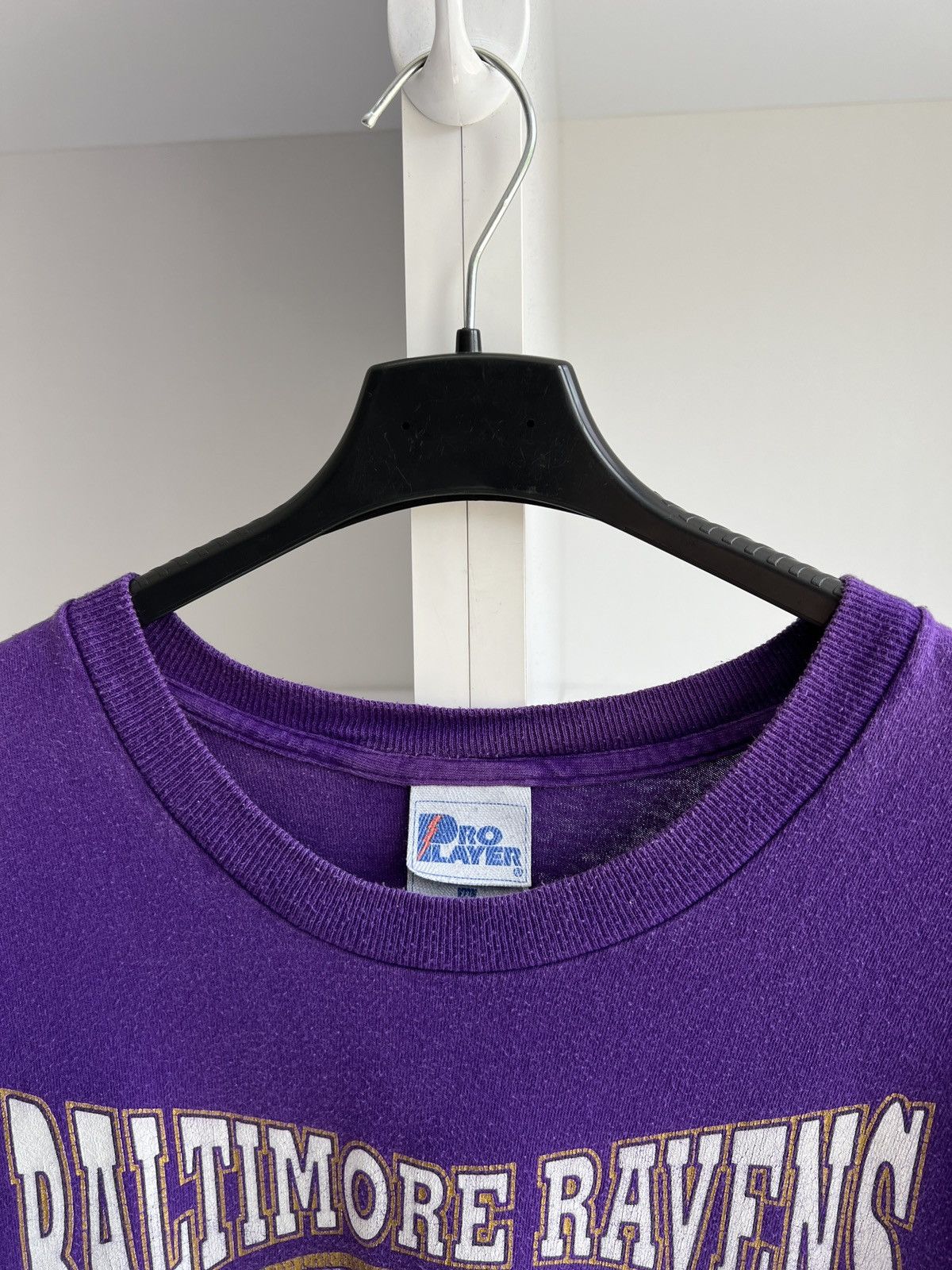 NFL × Vintage Vintage 1995 Baltimore Ravens T-Shirt Purple 90s NFL Team Size US XXL / EU 58 / 5 - 10 Thumbnail