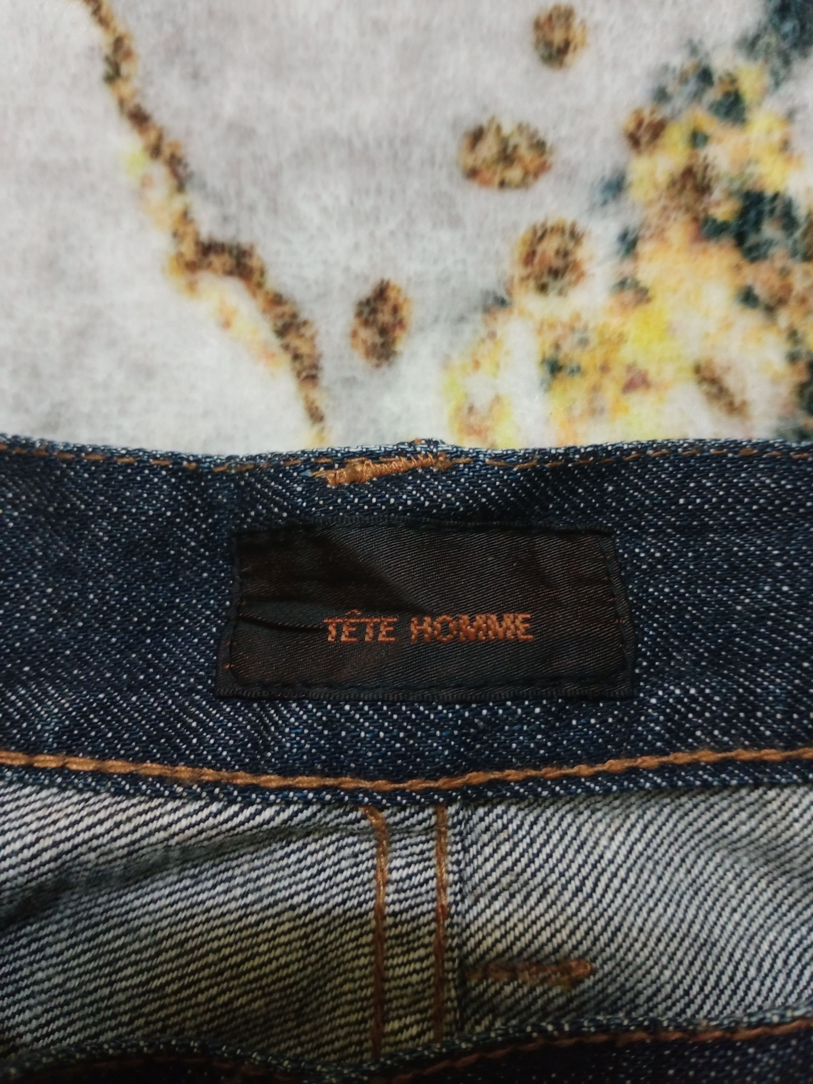 Issey Miyake Vintage Tete Homme Issey Miyake Flare Distressed Denim Jeans Size US 31 - 11 Thumbnail