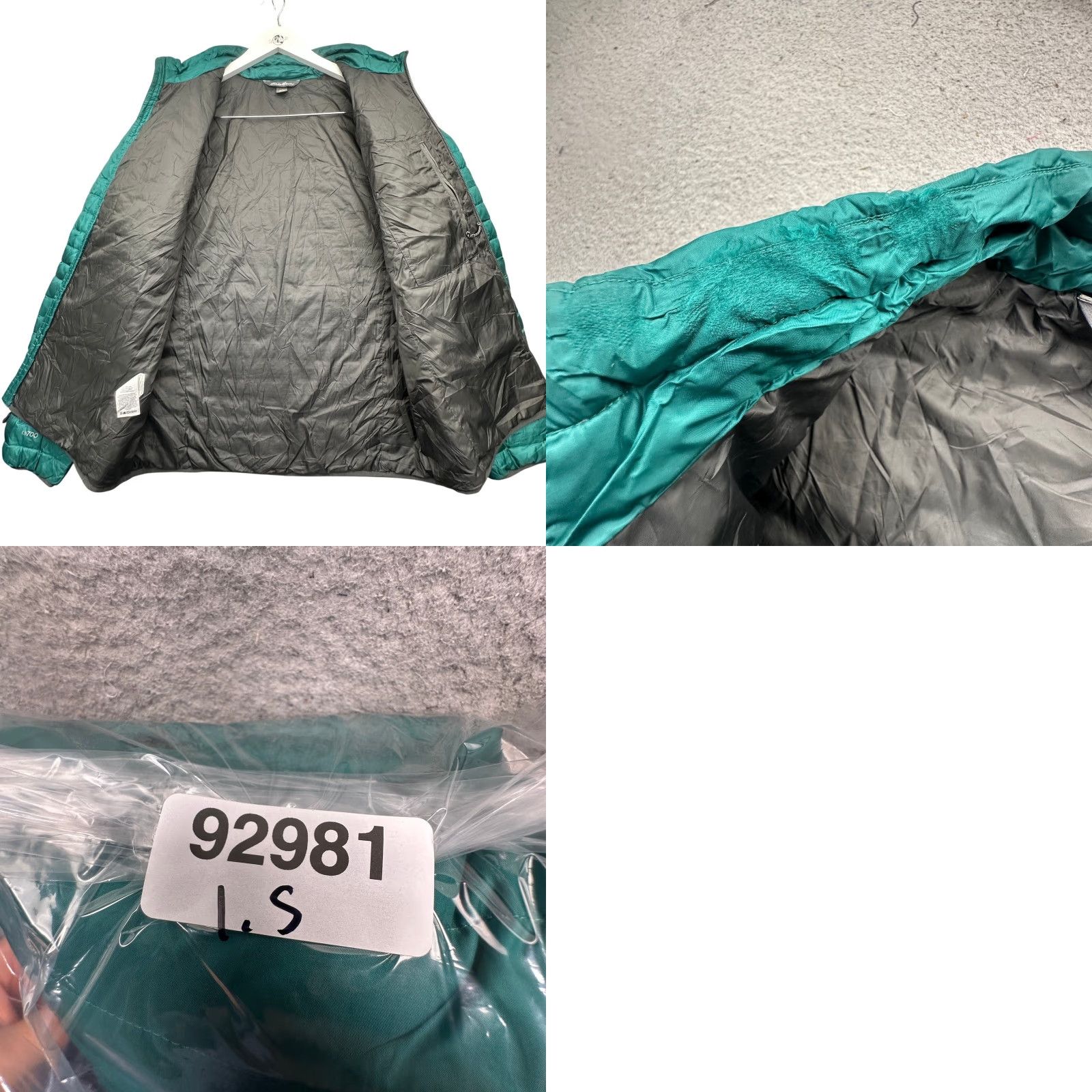 Eddie Bauer Eddie Bauer Jacket Mens Large Down Lightweight Zip Pockets Teal Green Size US L / EU 52-54 / 3 - 9 Thumbnail