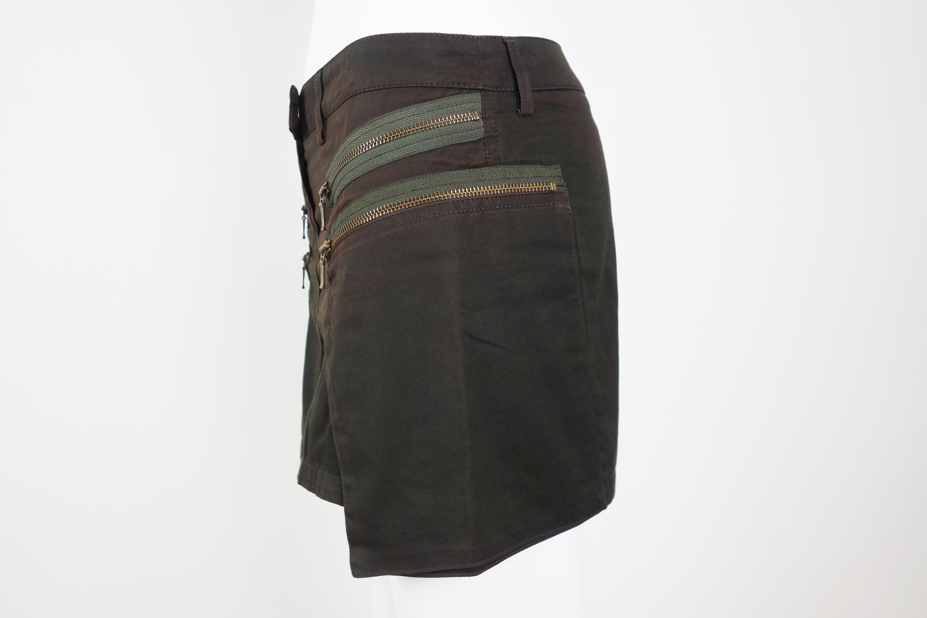 plein sud Plein Sud Jeans Skirt Cargo Multi Pocket Patch Utility Size 26" / US 2 / IT 38 - 4 Thumbnail