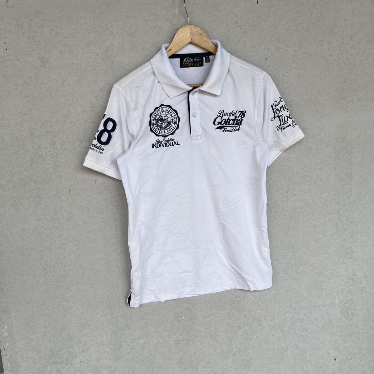 Other Vintage White Polo Shirt With Black Accents Size M Size US M / EU 48-50 / 2 - 3 Thumbnail