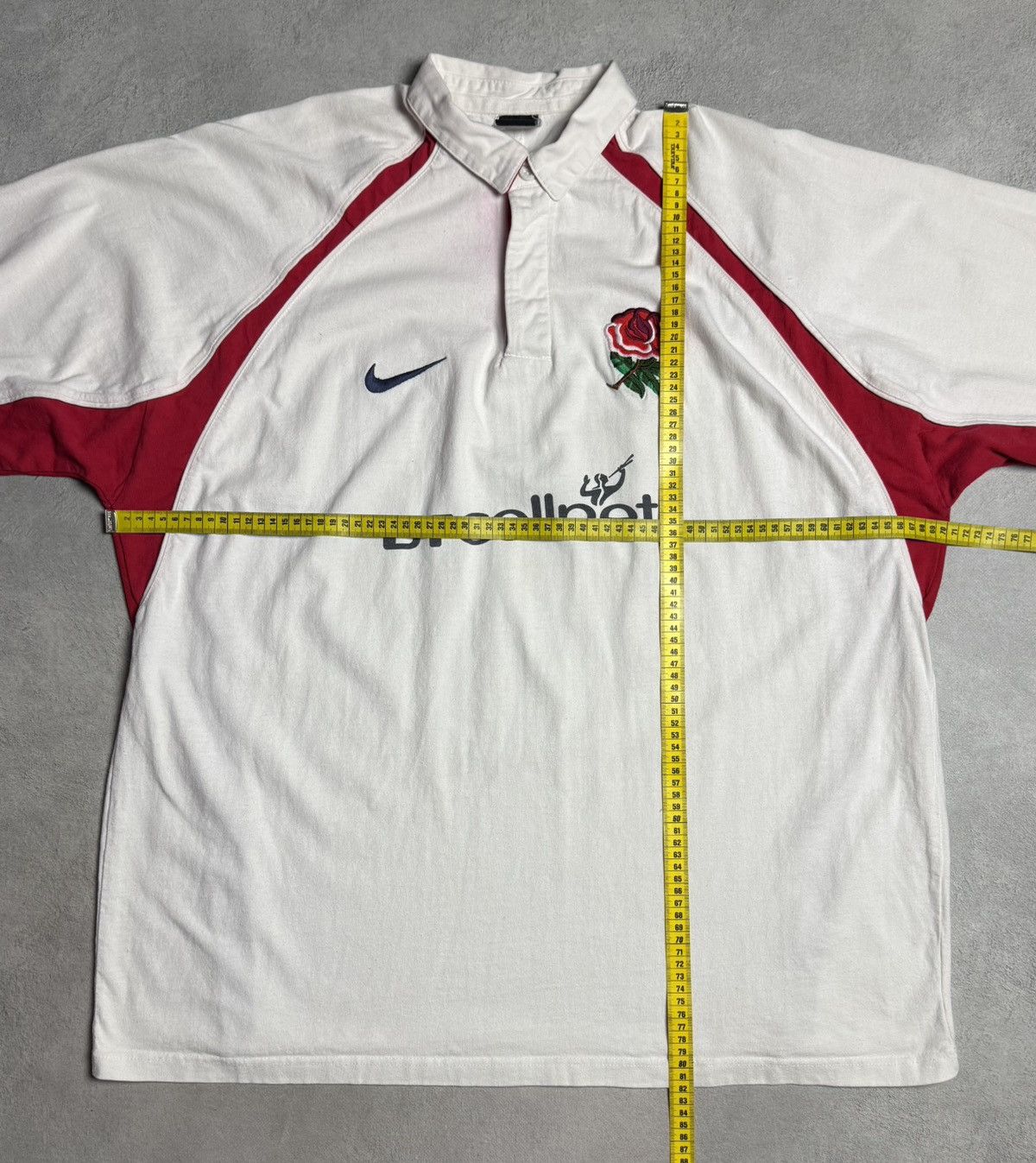 Nike England Rugby Union 1999 2000 Home Shirt Long Sleeve Nike Size US XXL / EU 58 / 5 - 14 Thumbnail