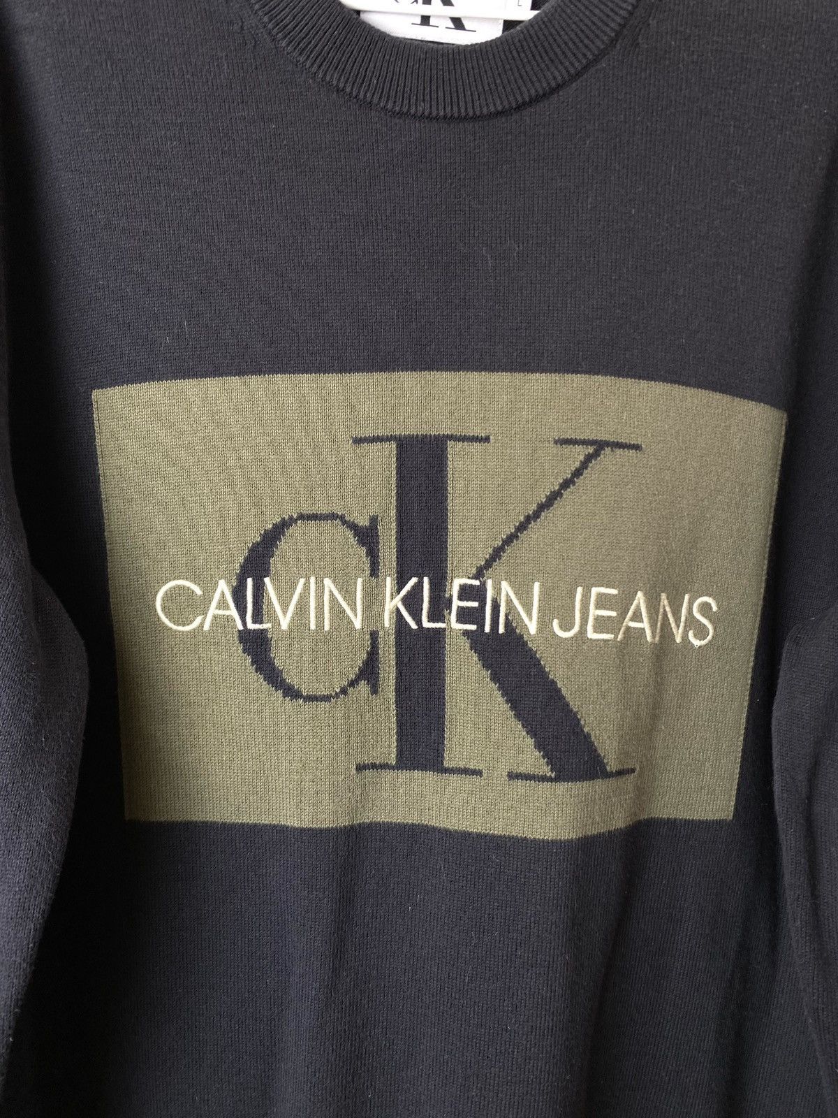 Calvin Klein Archive Calvin Klein Knit Sweater Sweatshirt Size US L / EU 52-54 / 3 - 2 Thumbnail