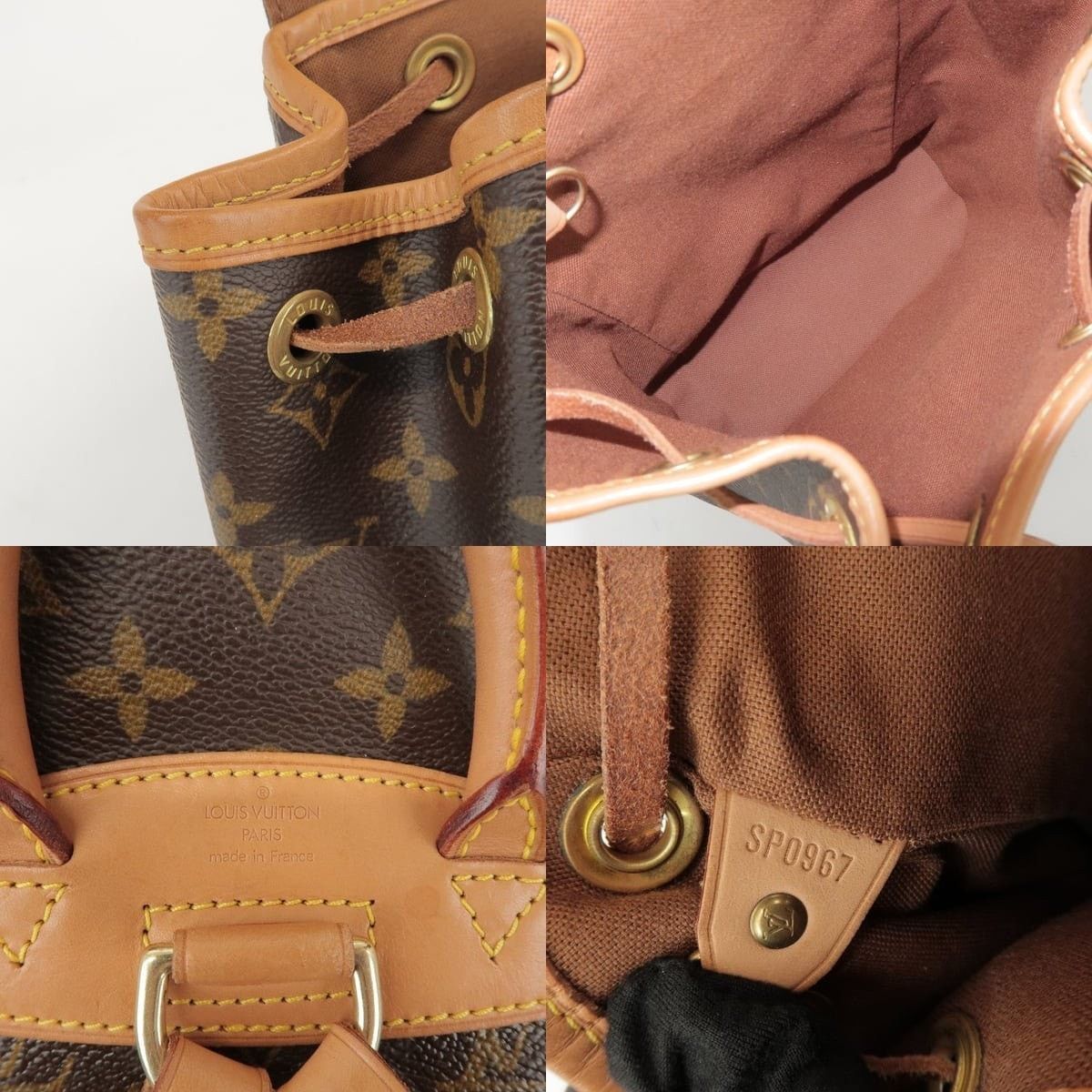 Louis Vuitton Louis Vuitton Monogram Mini Montsouris Backpack Size ONE SIZE - 7 Thumbnail