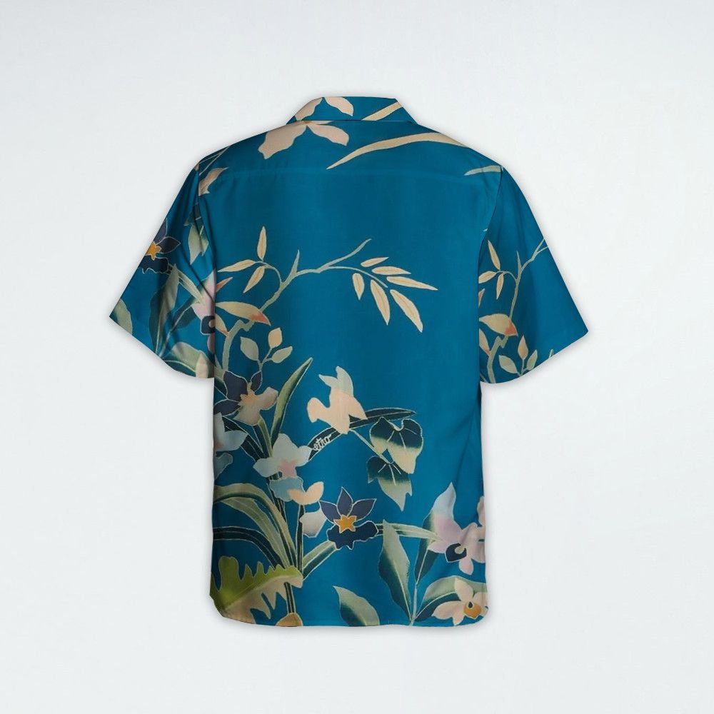 Designer Leafy Floral Shirt – Nature-Inspired Elegance Shirt Size US M / EU 48-50 / 2 - 4 Thumbnail