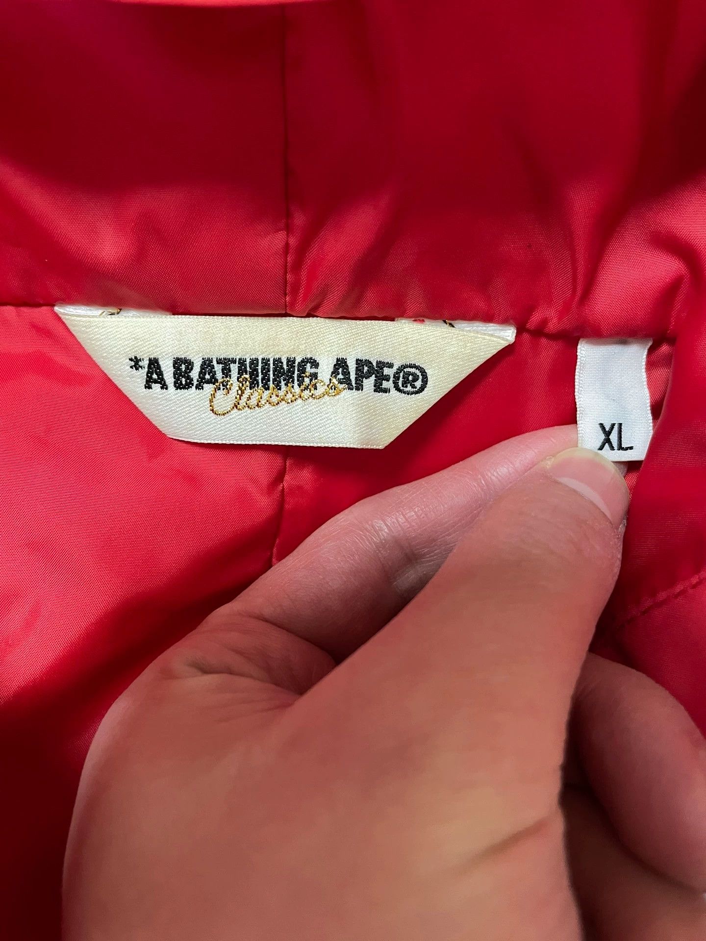 Bape BAPE Vintage Ethnic Snow Pattern Cotton Jacket XL Good Cond Size US XL / EU 56 / 4 - 7 Thumbnail