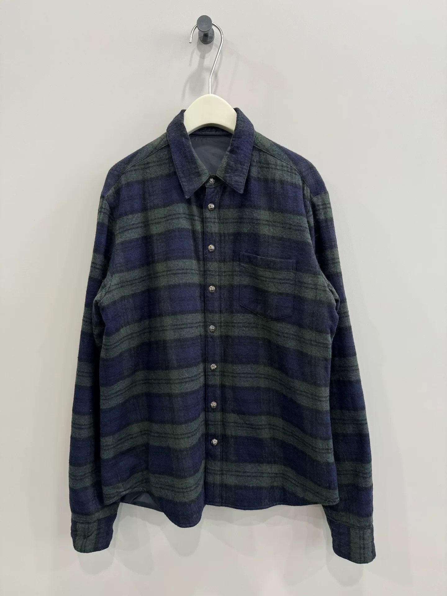 Chrome Hearts Chrome Hearts Dual-Sided Plaid Shirt Size US L / EU 52-54 / 3 - 1 Thumbnail