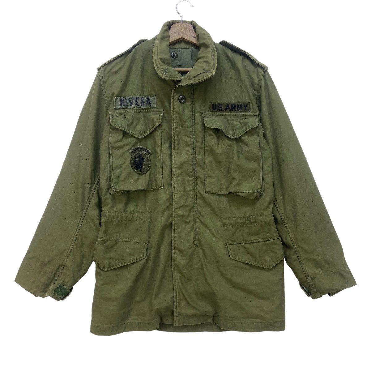 Vintage Vintage US Army M 65 Military Field Jacket Size US S / EU 44-46 / 1 - 1 Thumbnail