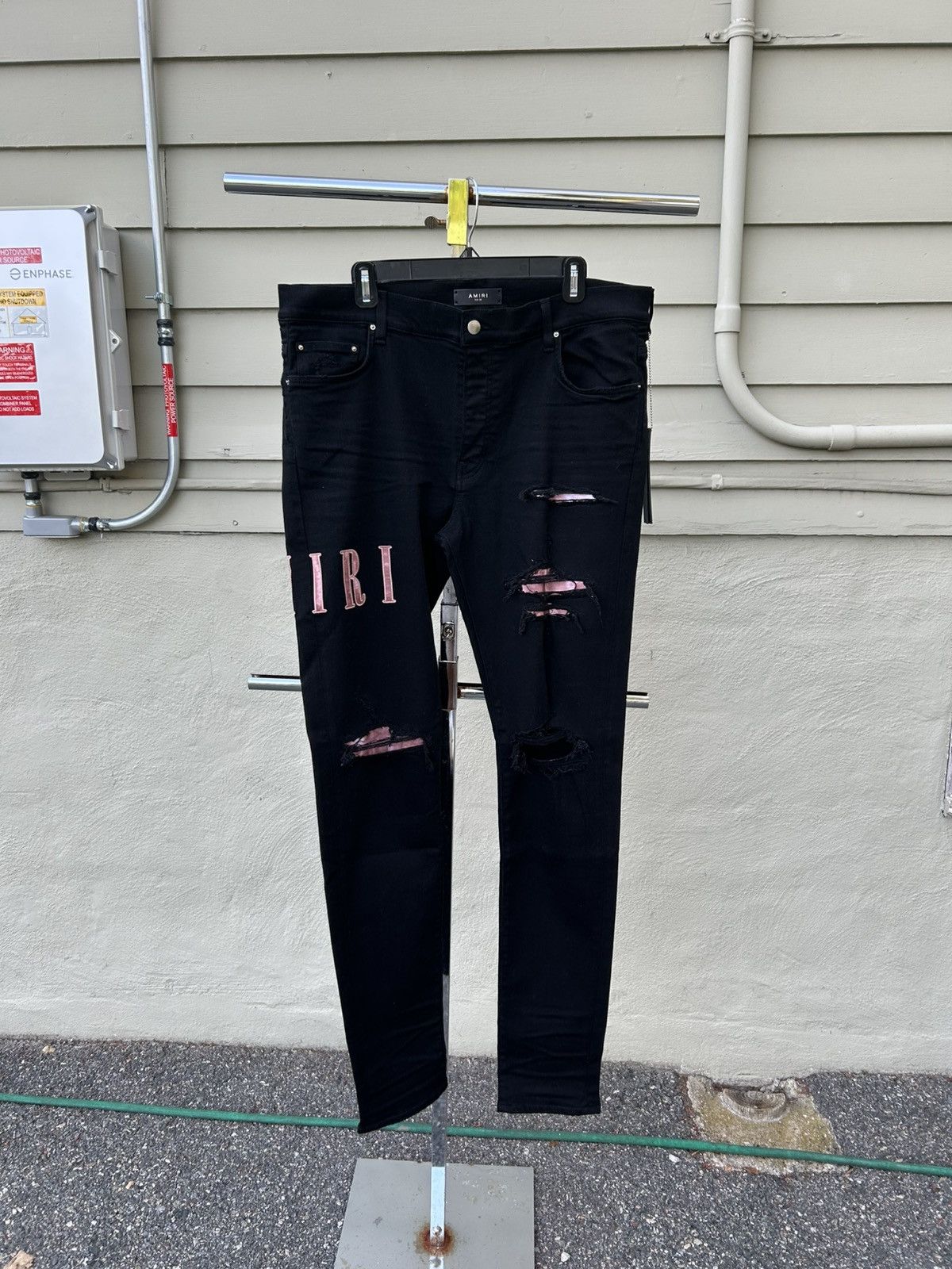 Amiri Amiri corr logo jeans Size US 38 / EU 54 - 3 Thumbnail
