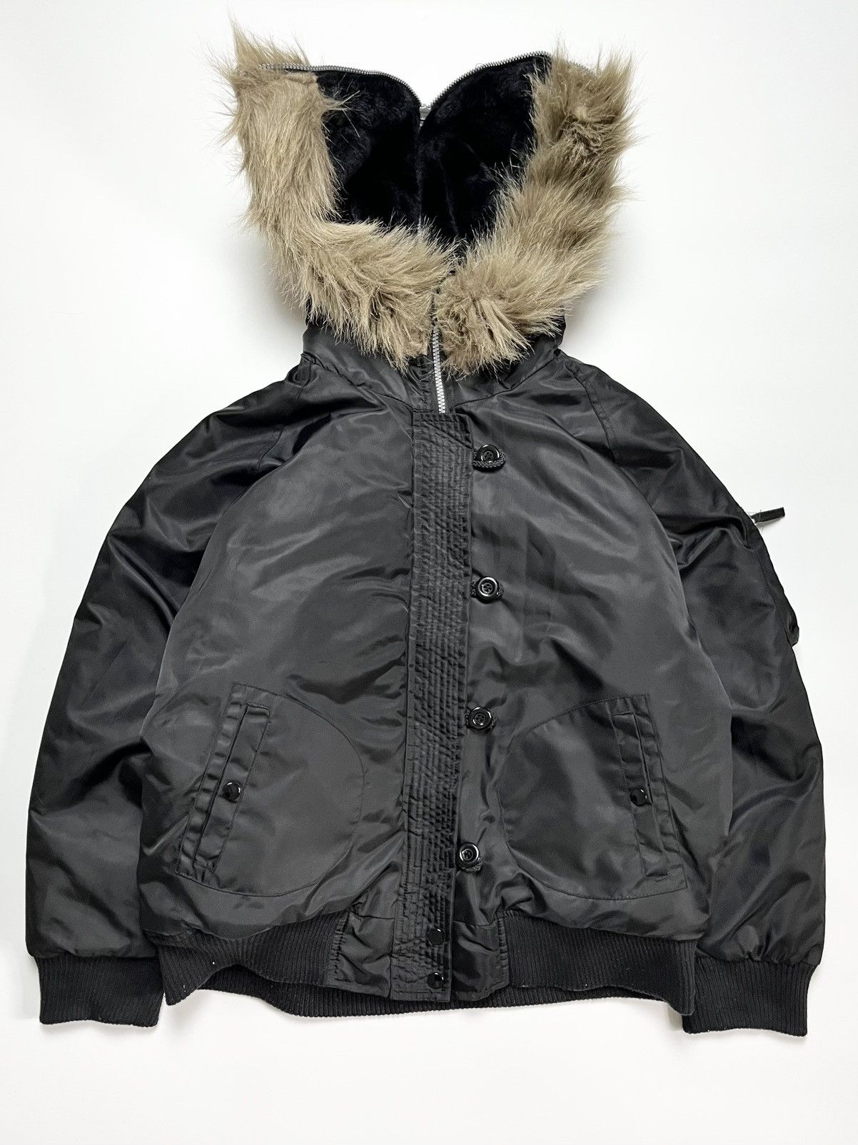 Japanese Brand Crazy N-2B Flight Jacket Bomber Alaska Jacket Archive Y2K Size US M / EU 48-50 / 2 - 1 Thumbnail