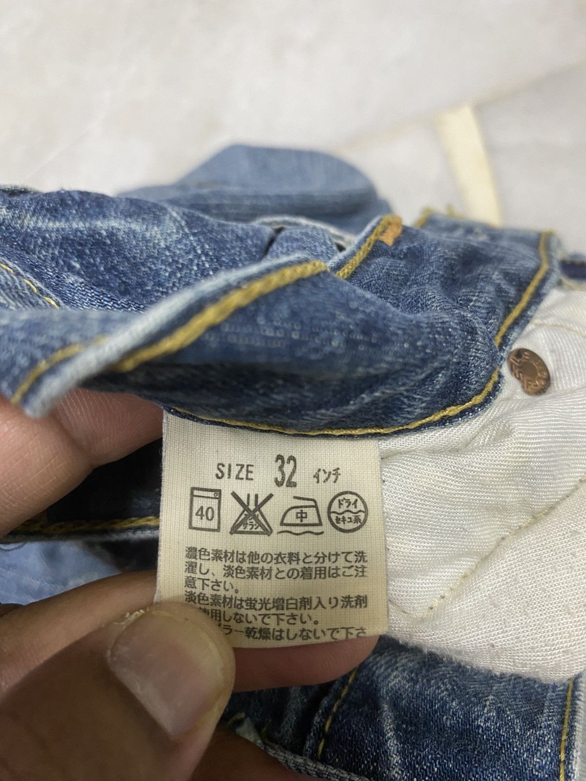 Levi's Size 31x32.5 Vintage Levis 502 Distressed Jeans Faded Pants Size US 31 - 7 Thumbnail