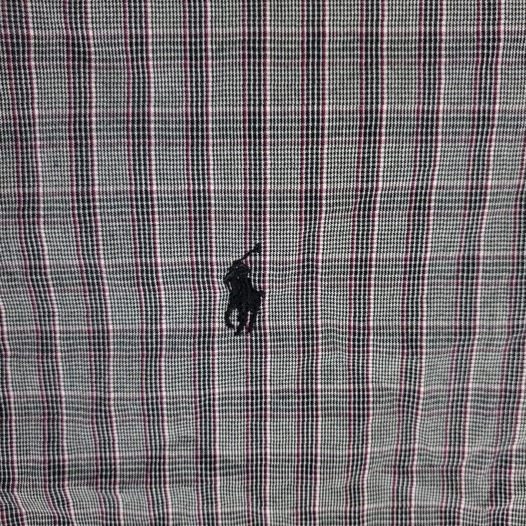 Ralph Lauren Ralph Lauren Gray Plaid Button-Up Shirt Men's XL Long Sleeve Casual Size US XL / EU 56 / 4 - 2 Thumbnail