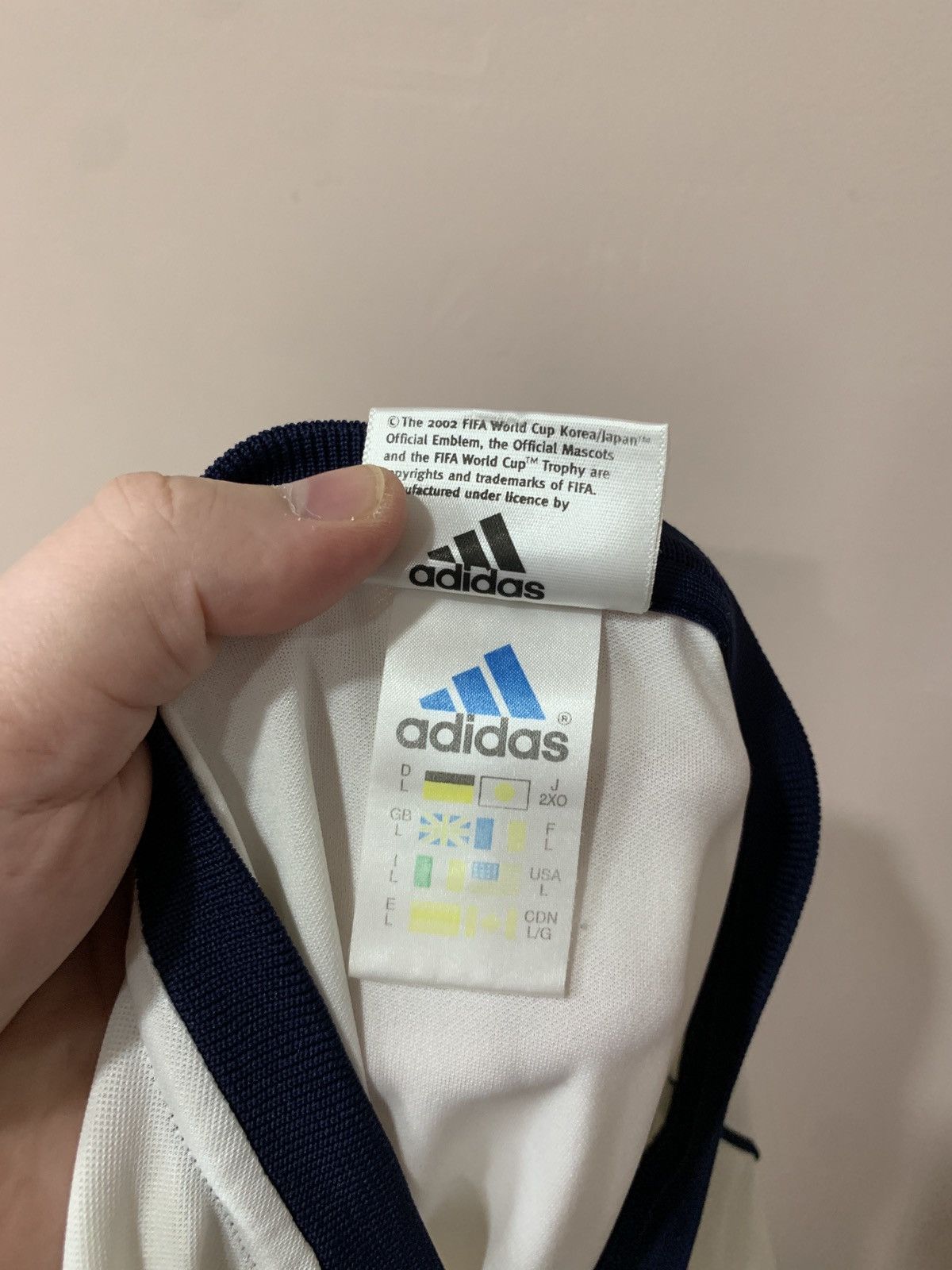 Adidas England 2002 World Cup Football Shirt Adidas Soccer Jersey L Size US L / EU 52-54 / 3 - 13 Thumbnail