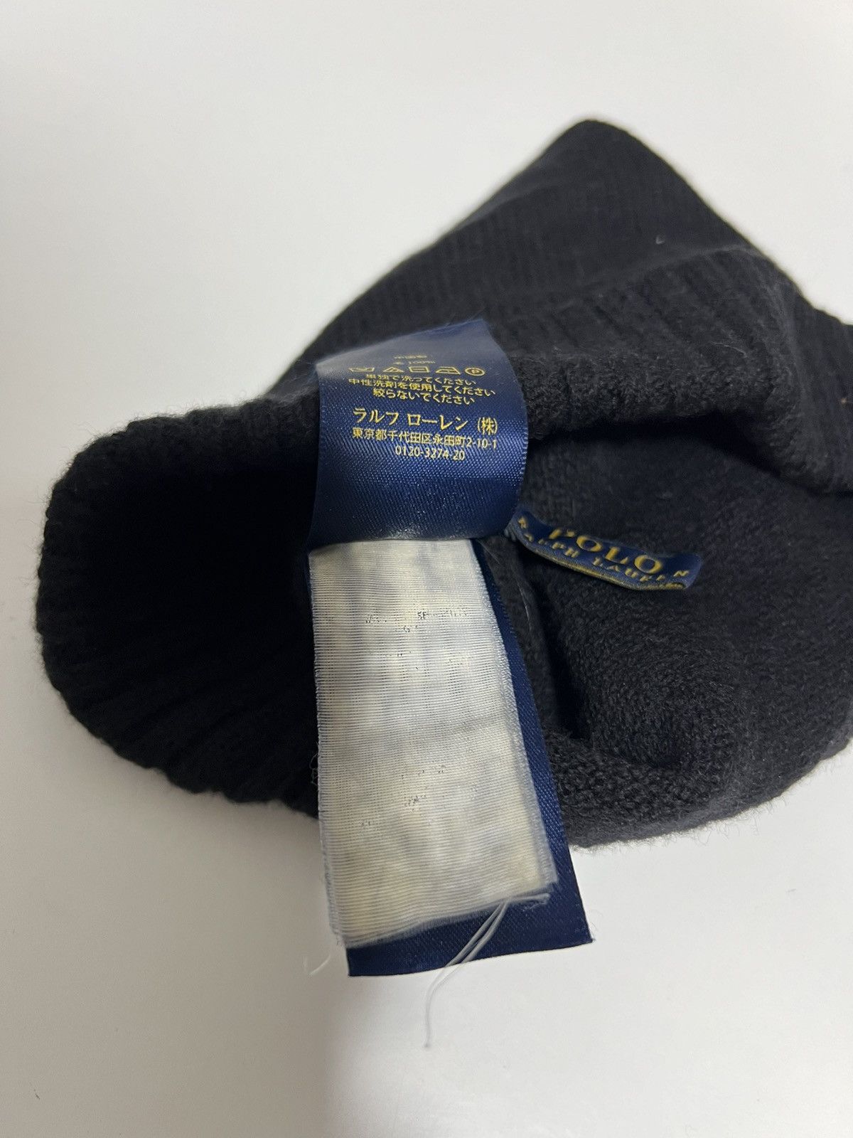 Vintage Vintage Polo Ralph Lauren Wool Black Hat Size ONE SIZE - 11 Thumbnail