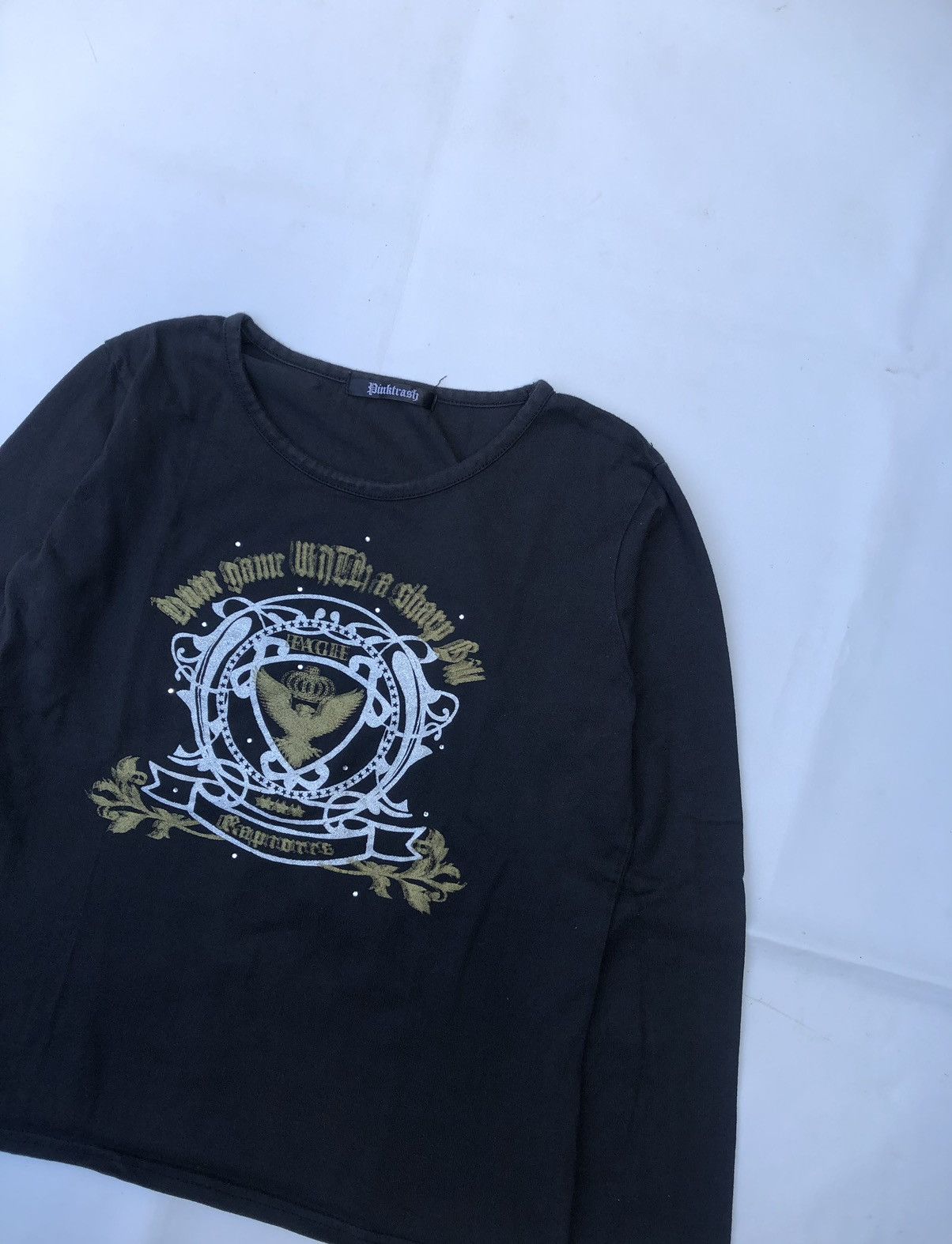 Hysteric Glamour JAPANESE PINKTRASH MODE 3D DESIGN SAD QUOTES LONGSLEVEE Size US M / EU 48-50 / 2 - 3 Thumbnail
