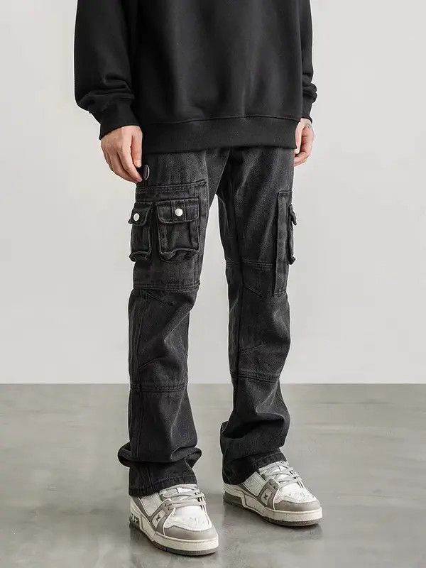 Japanese Brand VIBE High street style small pocket micro flare jeans Size US 32 / EU 48 - 5 Thumbnail