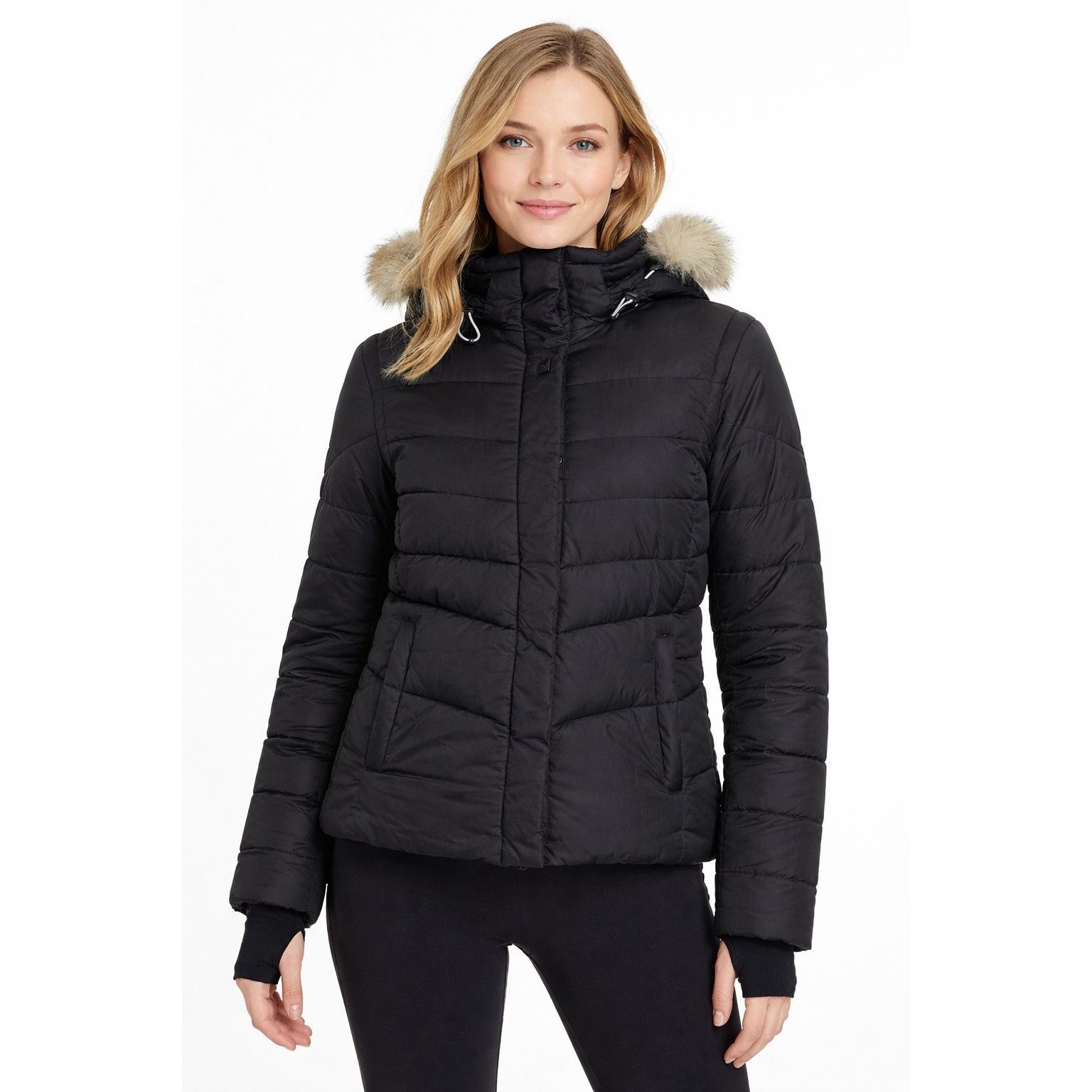 Other Lole Black Down Puffer Ski Jacket Convertible Vest Women's 8 Size M / US 6-8 / IT 42-44 - 1 Thumbnail
