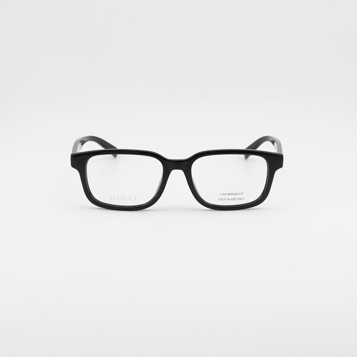 Gucci Gucci GG2107OL 005 Square Eyeglasses - Shiny Black 57mm Size ONE SIZE - 2 Thumbnail