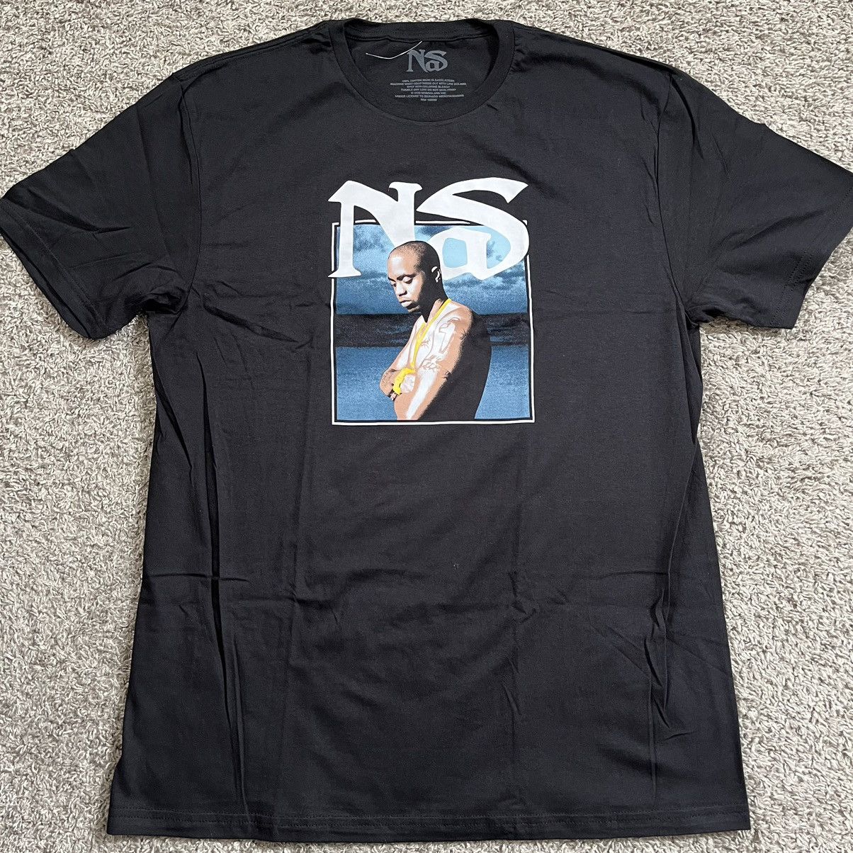Nas × Wu-Tang Clan 🔴Nas Shirt Size XL God’s Son Black Tshirt Hip-Hop Size US XL / EU 56 / 4 - 1 Thumbnail