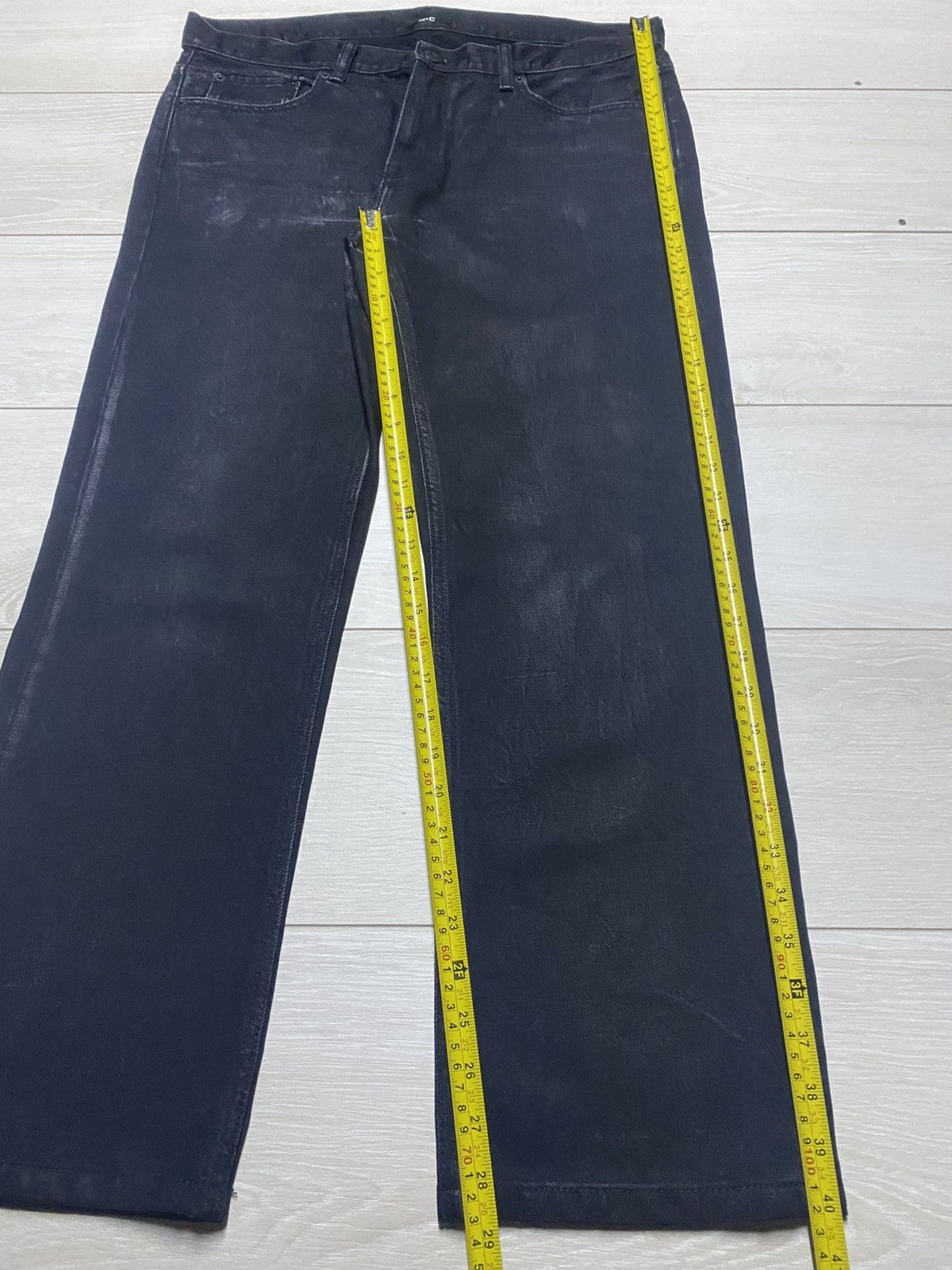 Club Sorayama × Uniqlo Vintage Uniqlo :C Distressed Repair Slim Jeans Size US 37 - 13 Thumbnail