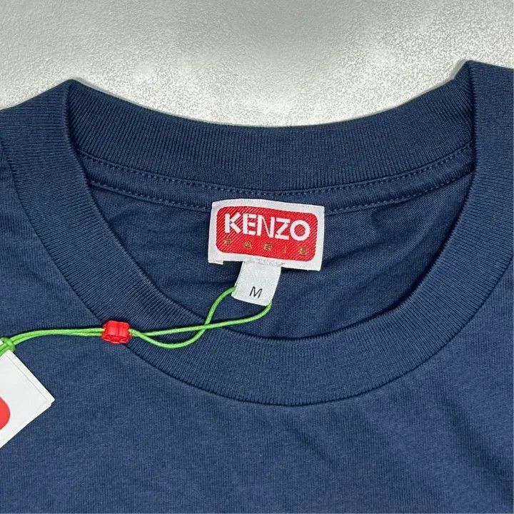 Kenzo KENZO Embroidered Logo Graphic Tee for Men -2507 Size US M / EU 48-50 / 2 - 2 Thumbnail