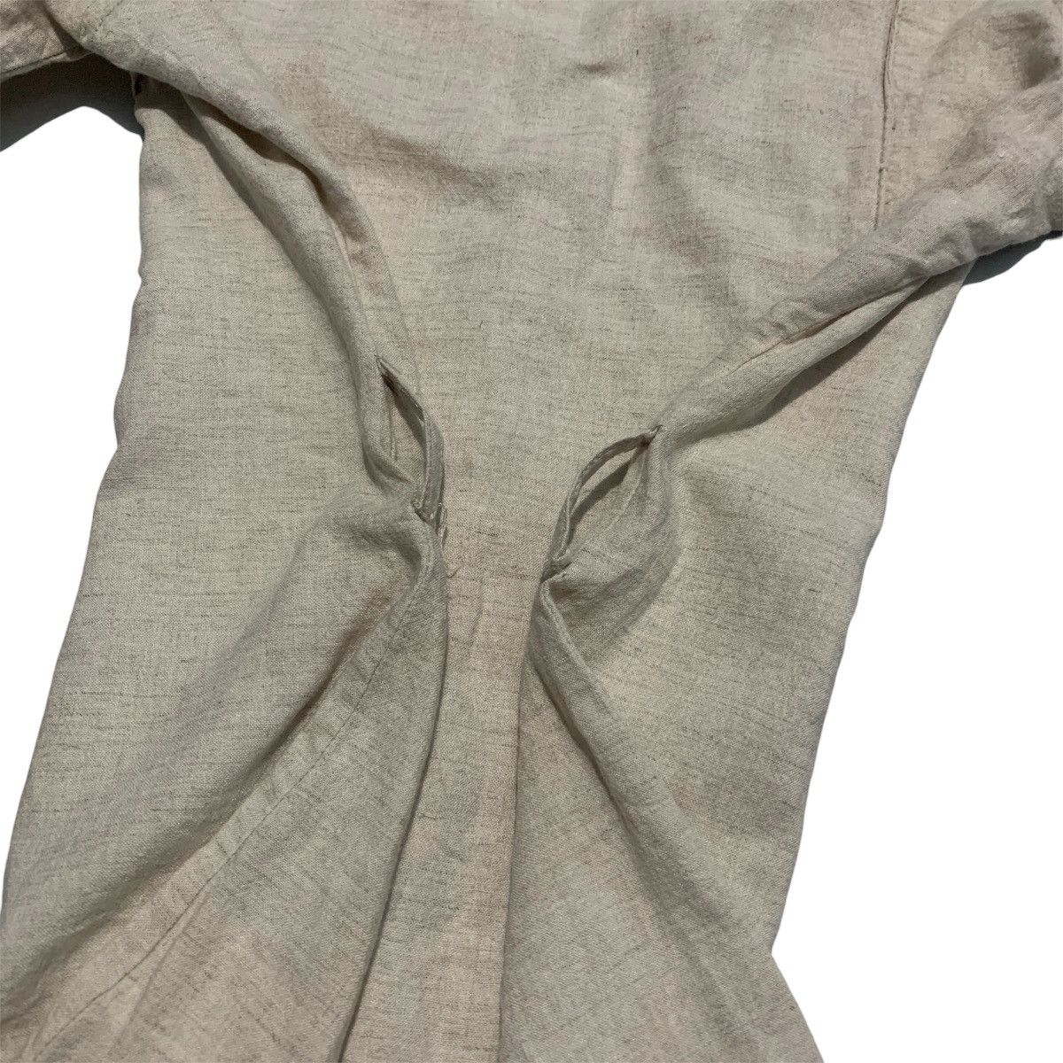 Designer G.O.A Safari Raw Hem Linen Rayon Shirt Size M / US 6-8 / IT 42-44 - 8 Thumbnail