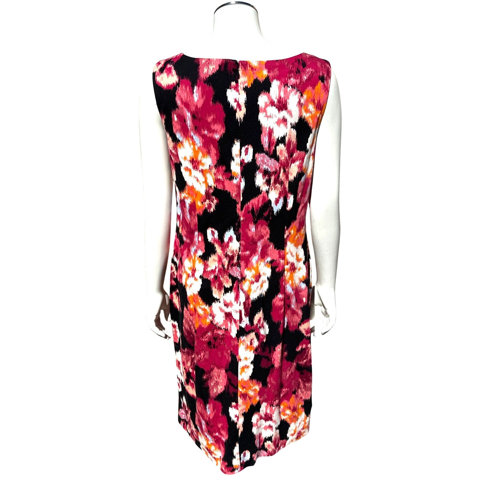 Chicos Chicos Artwear Abstract Floral Print Ponte Shift Sheath Dres Size S / US 4 / IT 40 - 3 Thumbnail