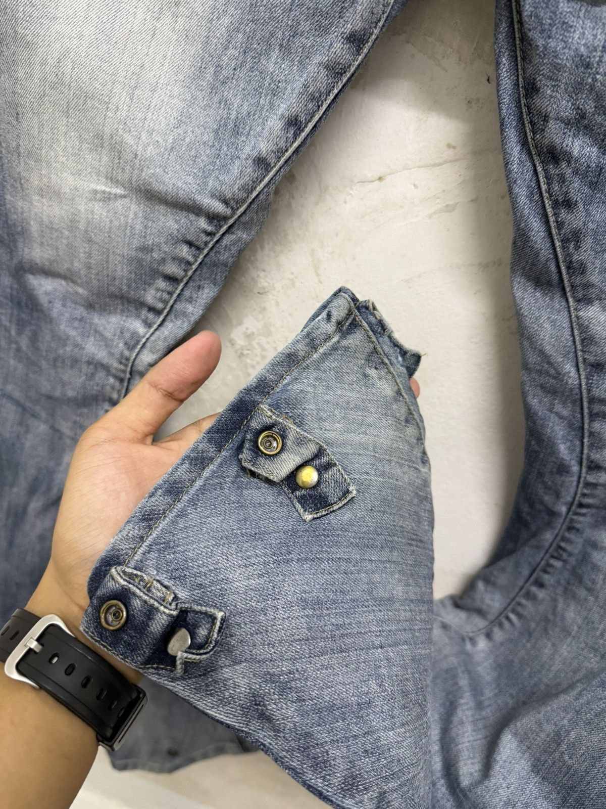 Le Grande Bleu (L.G.B.) ☠️ Archival PPFM lgb style Bondage Curved Denim Size US 32 / EU 48 - 11 Thumbnail