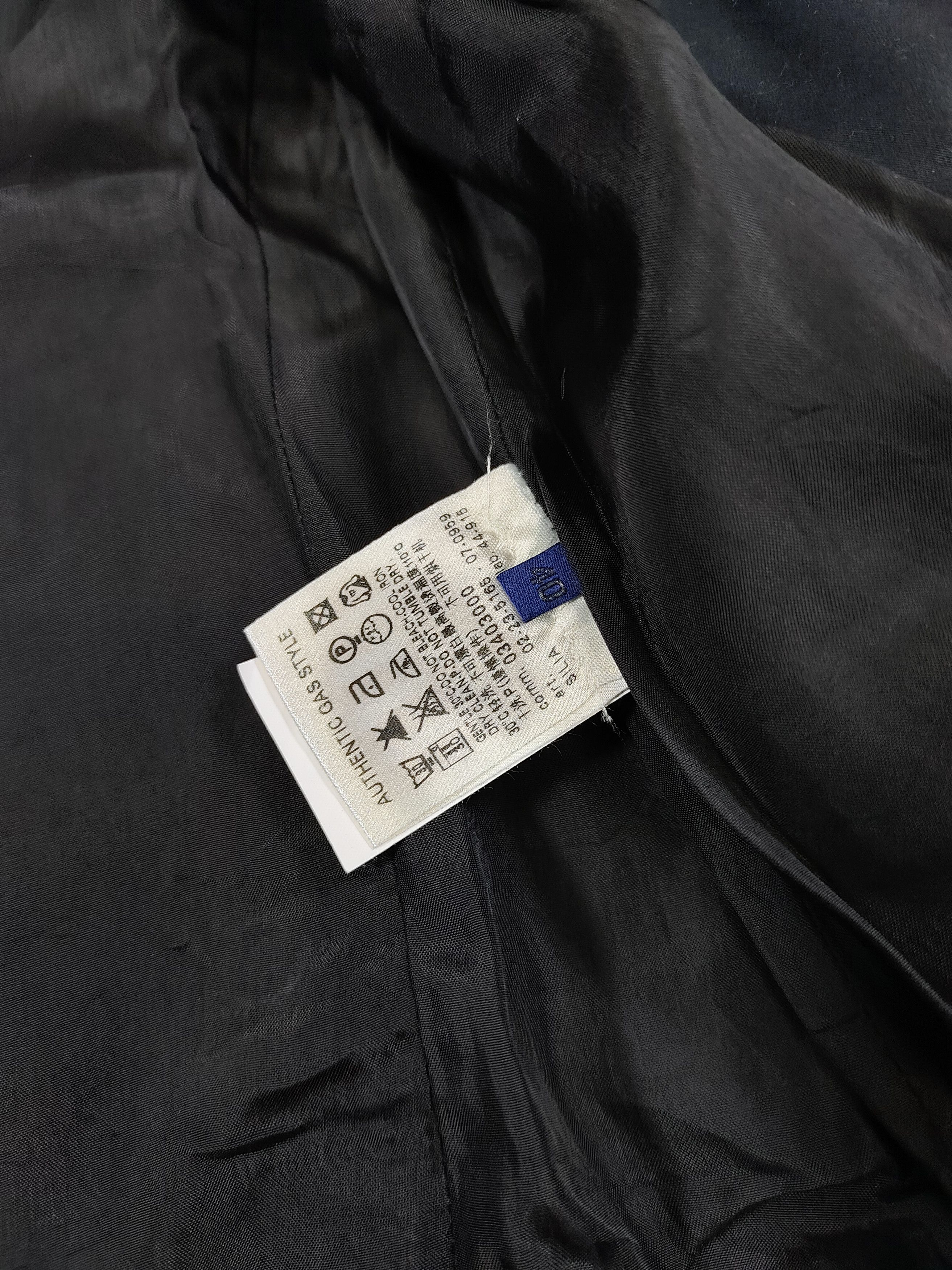GAS GAS🇯🇵 Silia Asymmetric Up-Down Hem Tail Cut Cropped Blazer Size M / US 6-8 / IT 42-44 - 7 Thumbnail
