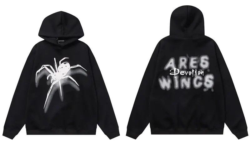 Japanese Brand × Vintage Y2K hoodie sweatshirt hip-hop Gothic Harajuku style pullover Size US L / EU 52-54 / 3 - 3 Thumbnail